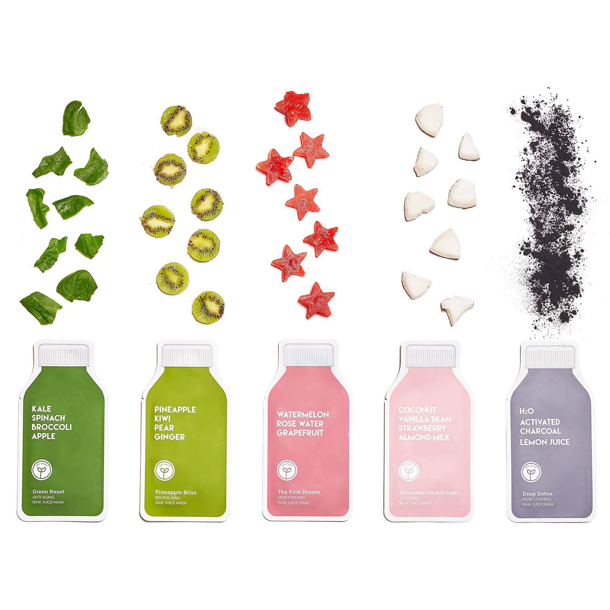Raw Juice Cleanse Mask Set - Image 2