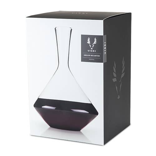 Raye Angled Crystal Wine Decanter - Image 3