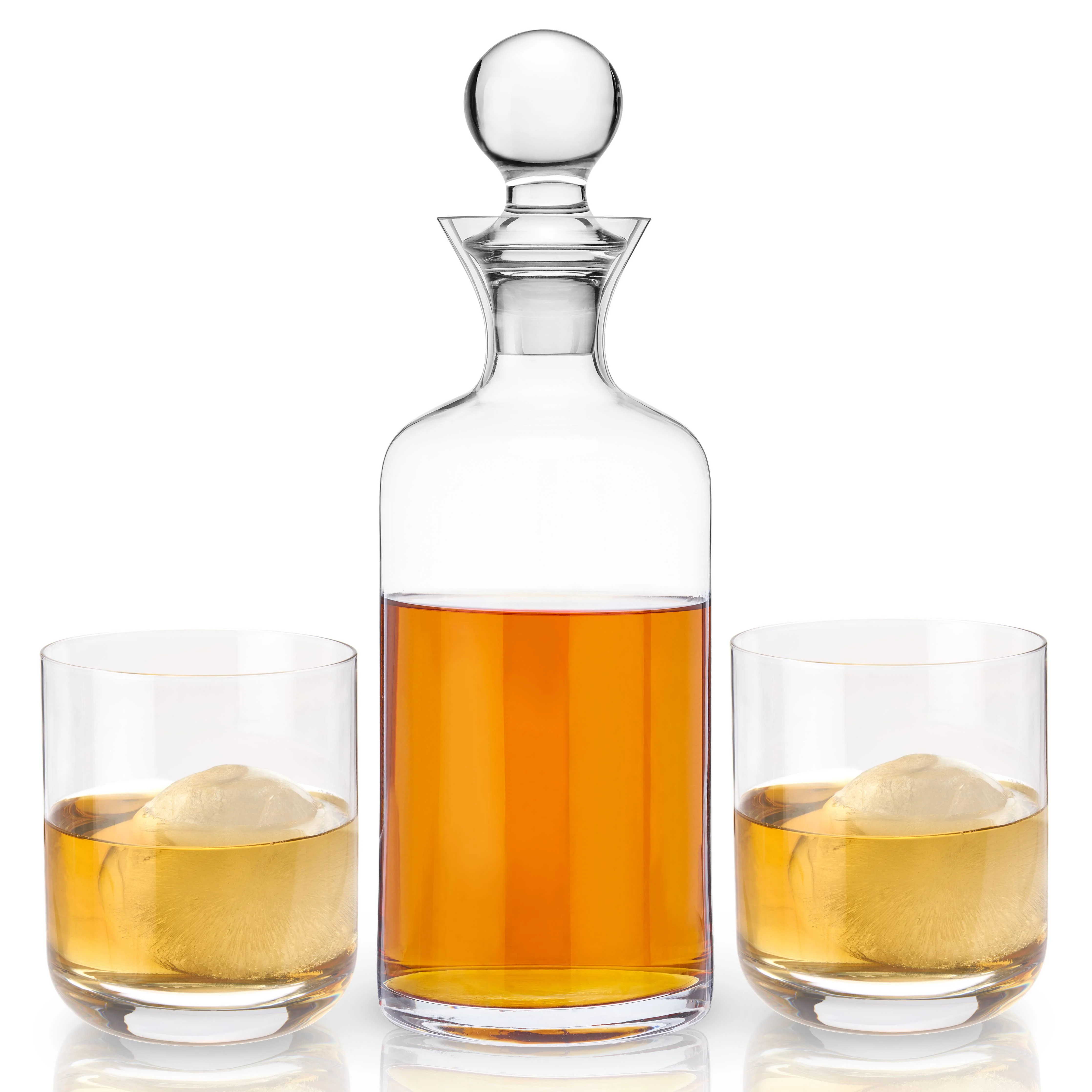 Raye Crystal Decanter & Tumblers Set/3 - Image 2