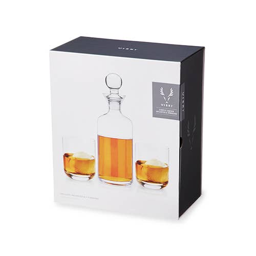 Raye Crystal Decanter & Tumblers Set/3 - Image 3
