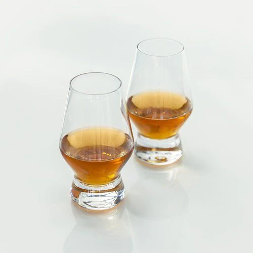 Footed Crystal Scotch Glasses Set/2 - Image 3