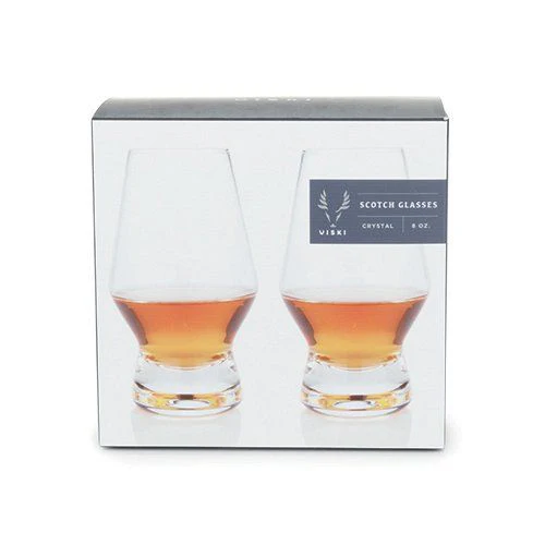 Footed Crystal Scotch Glasses Set/2 - Image 4