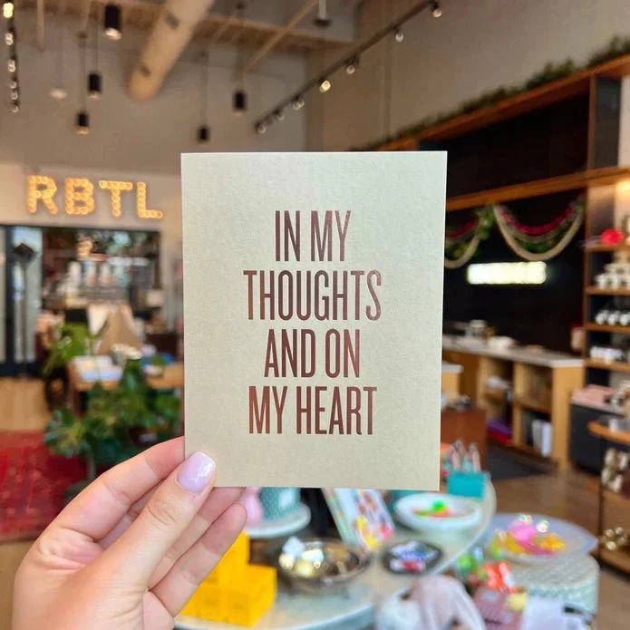 Thoughts & Heart Card - Image 2