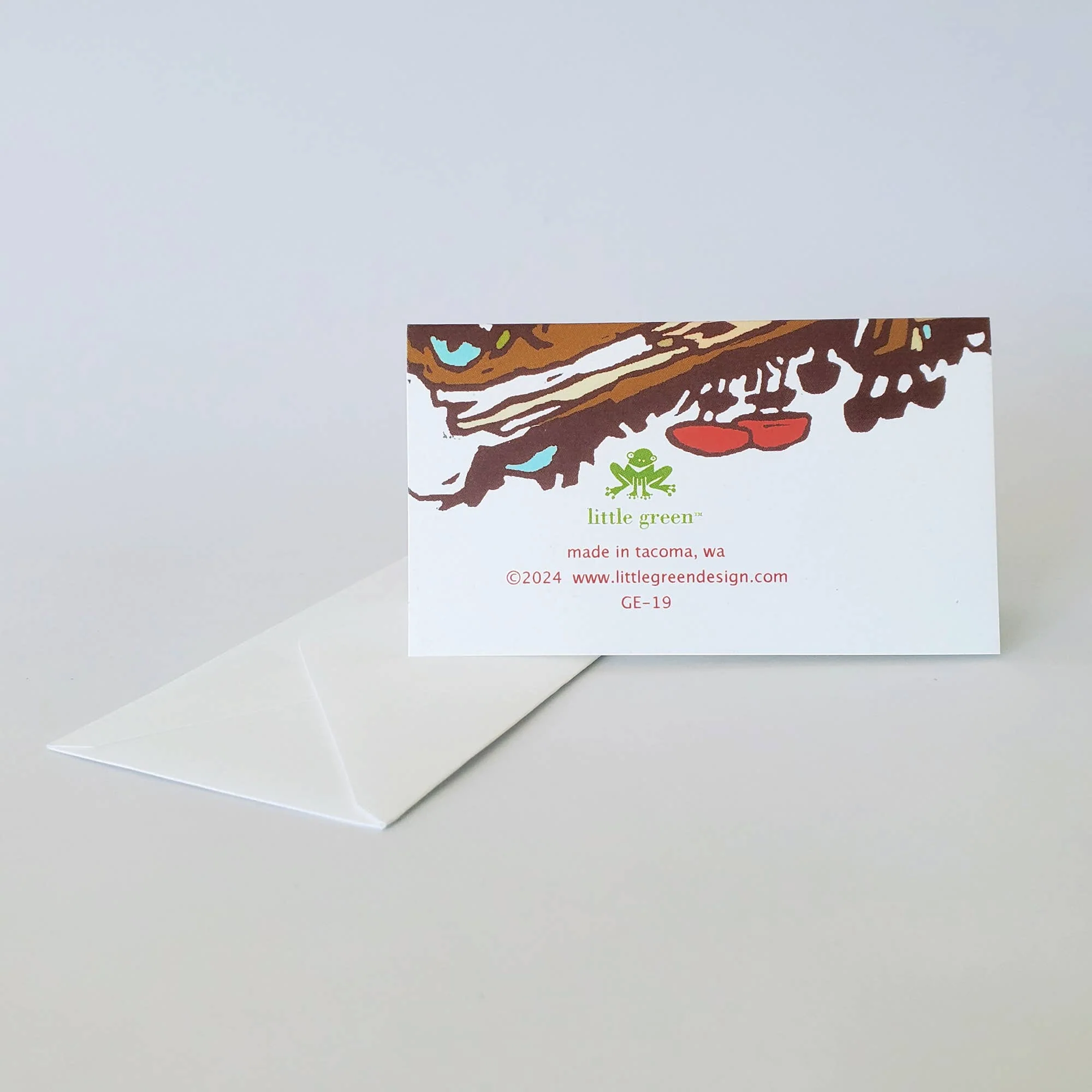 Red Mushroom Mini Card - Image 2