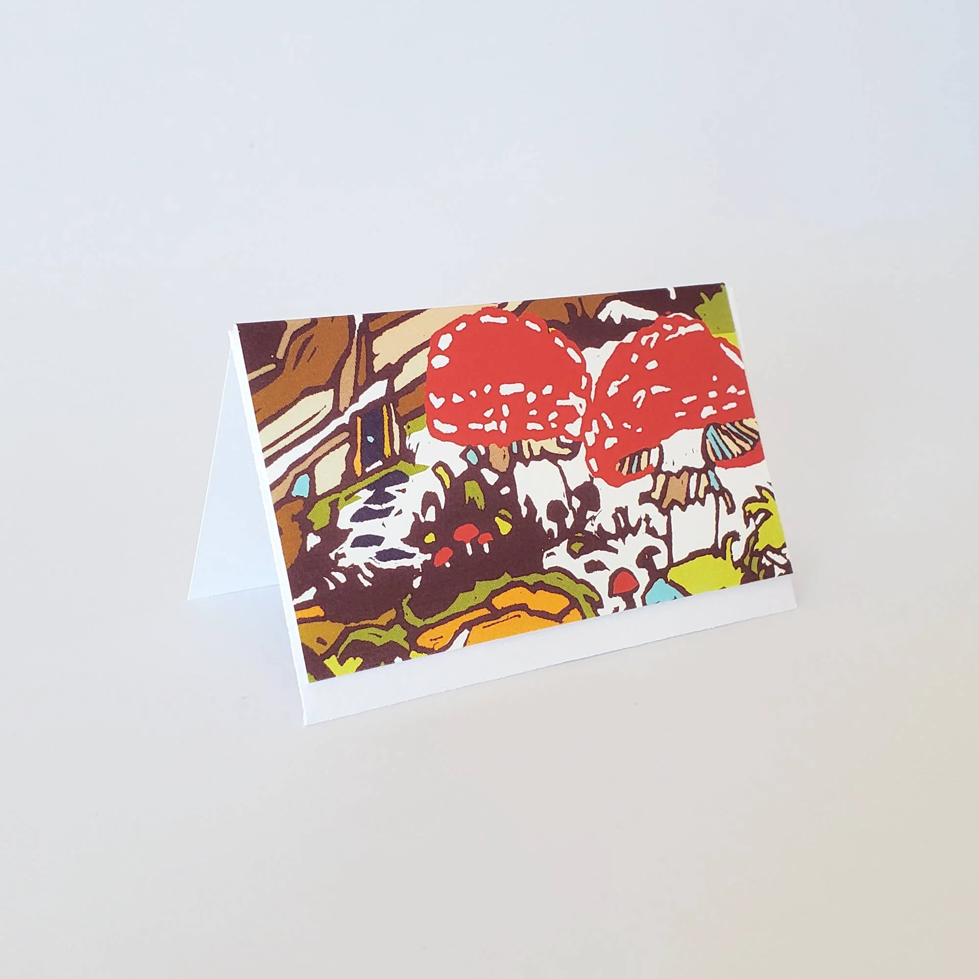 Red Mushroom Mini Card - Image 3