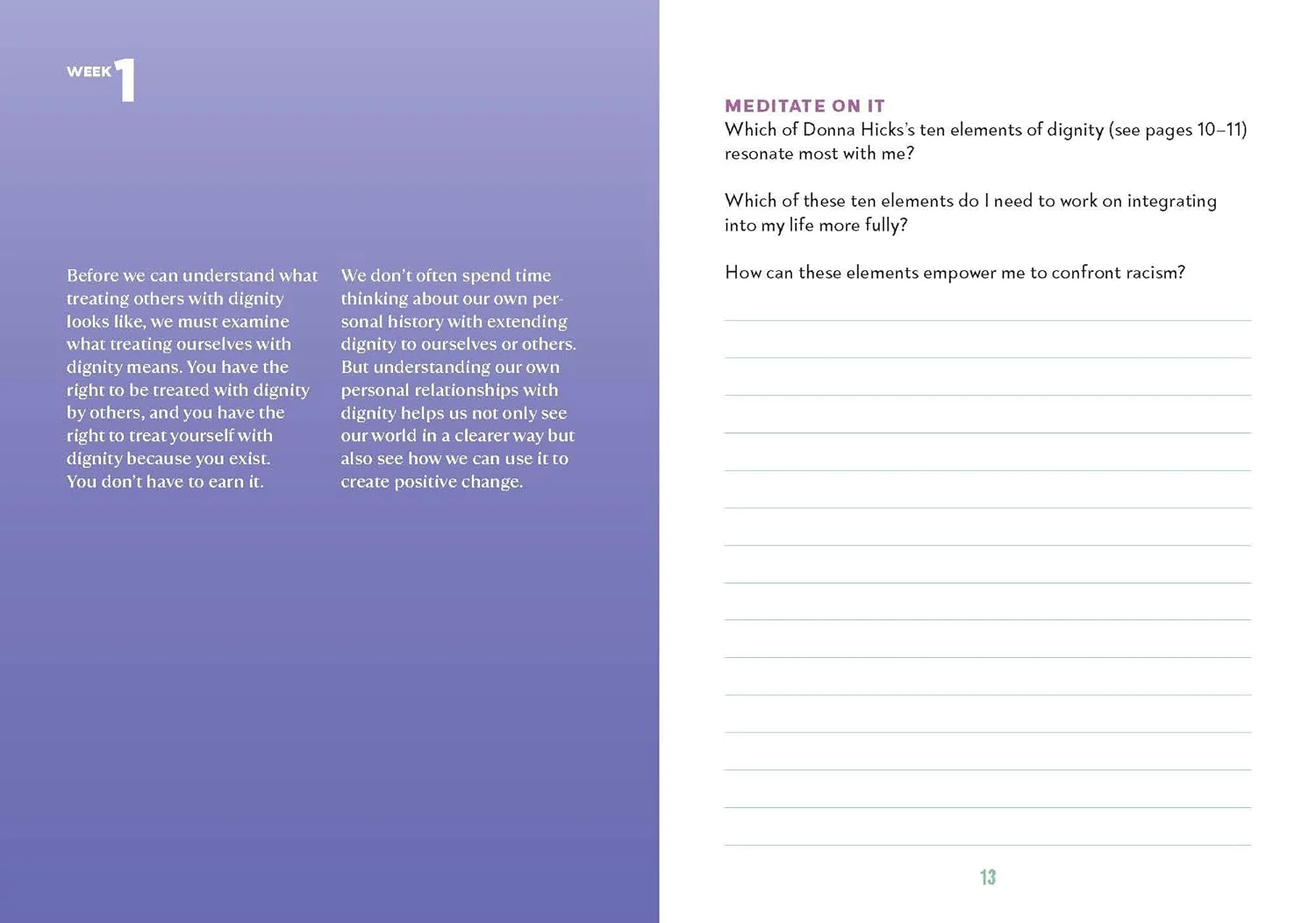Reflect, Write, Act: A Journal of 52 Purposeful Weeks of Allyship and Anti-racism - Image 6