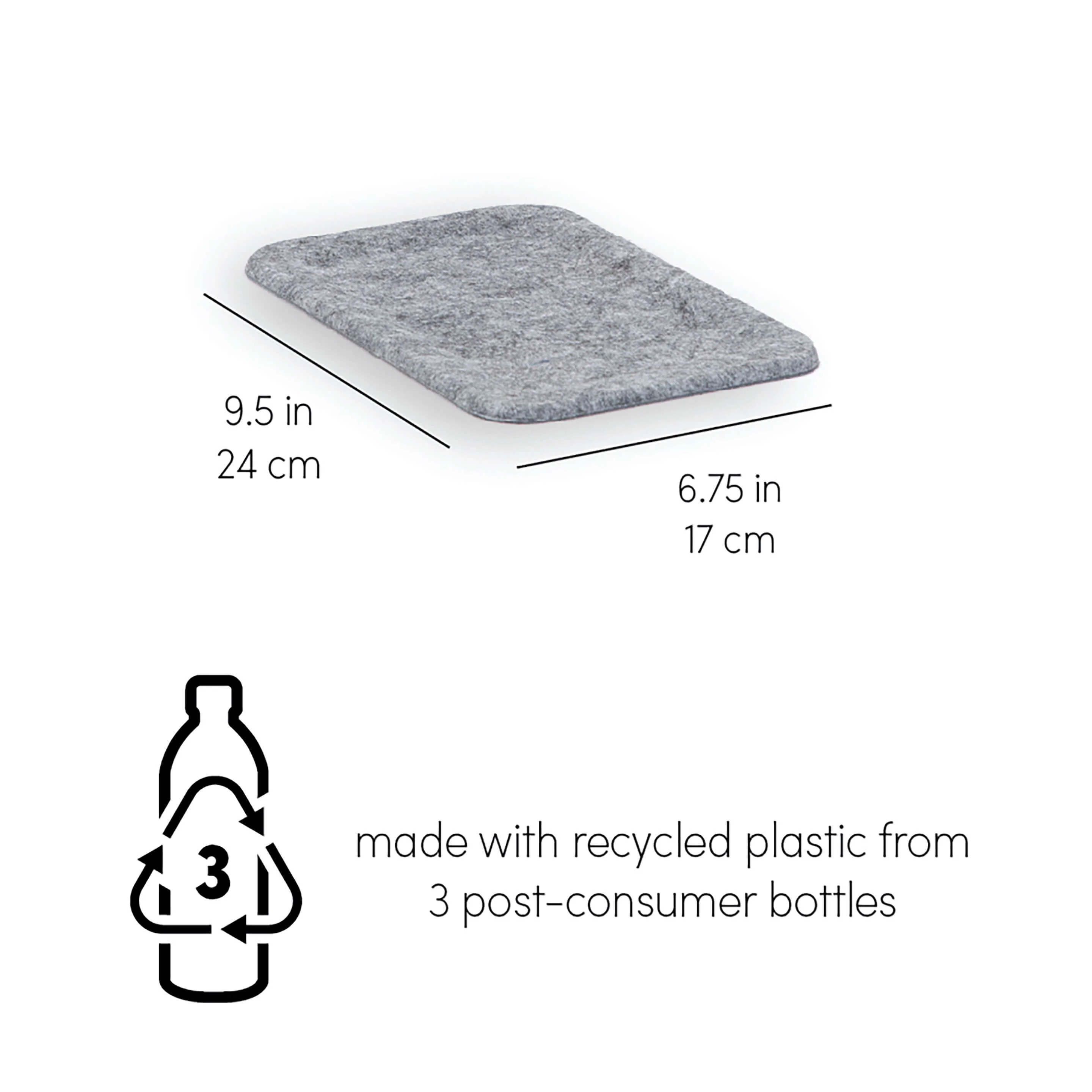 ReSTAK Recycled Felt Small Bin Lid - Image 5