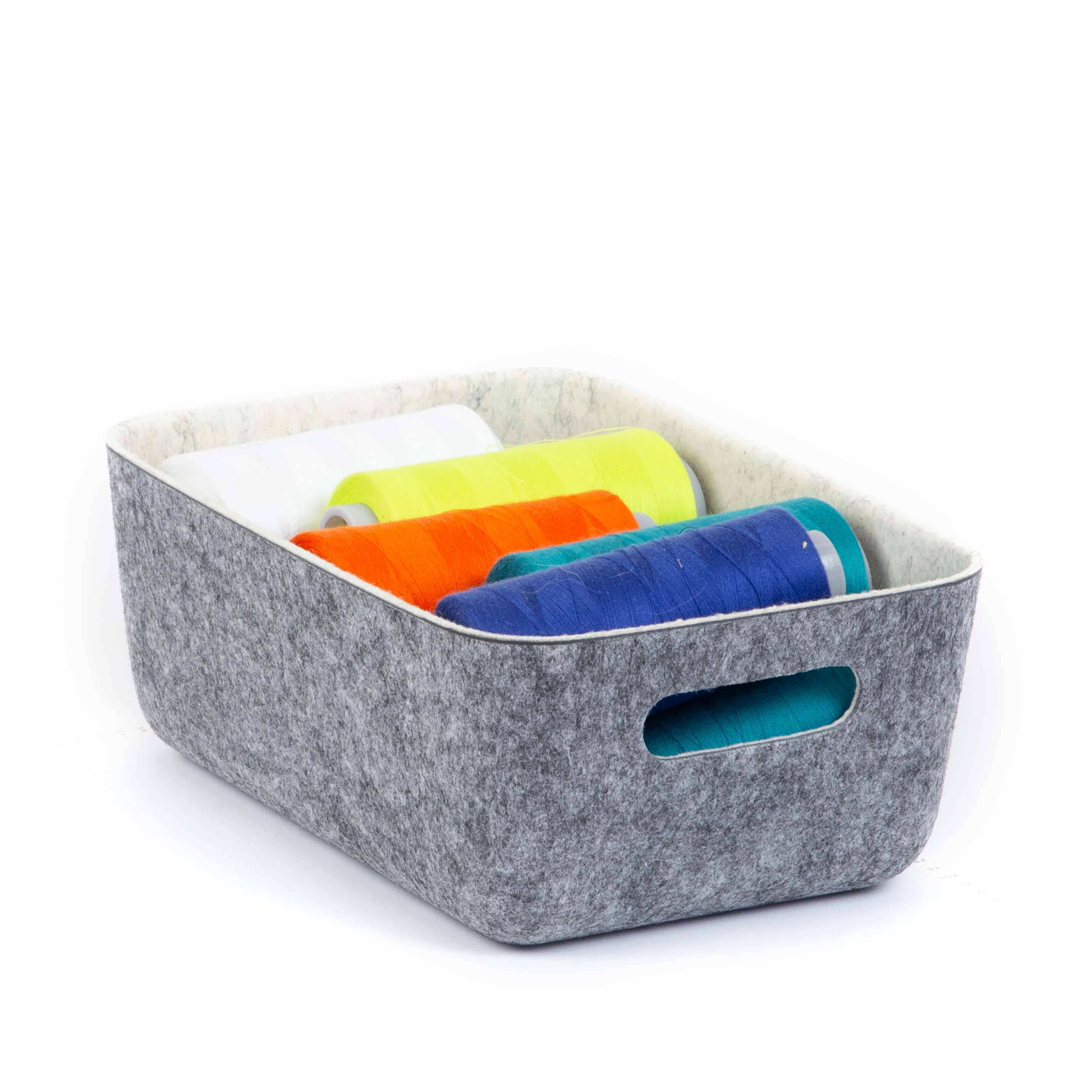 ReSTAK Recycled Felt Small Bin - Image 10