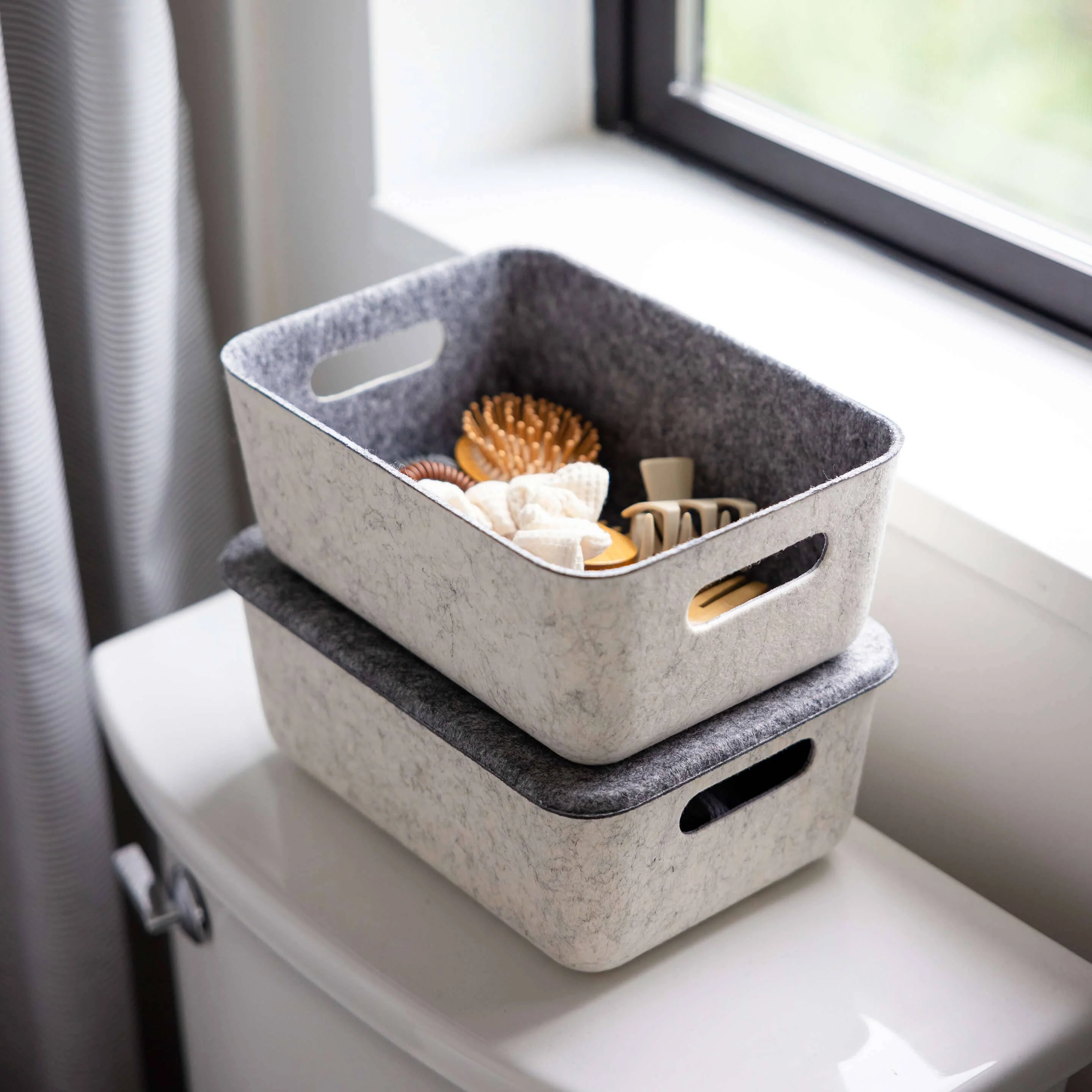 ReSTAK Recycled Felt Small Bin - Image 4