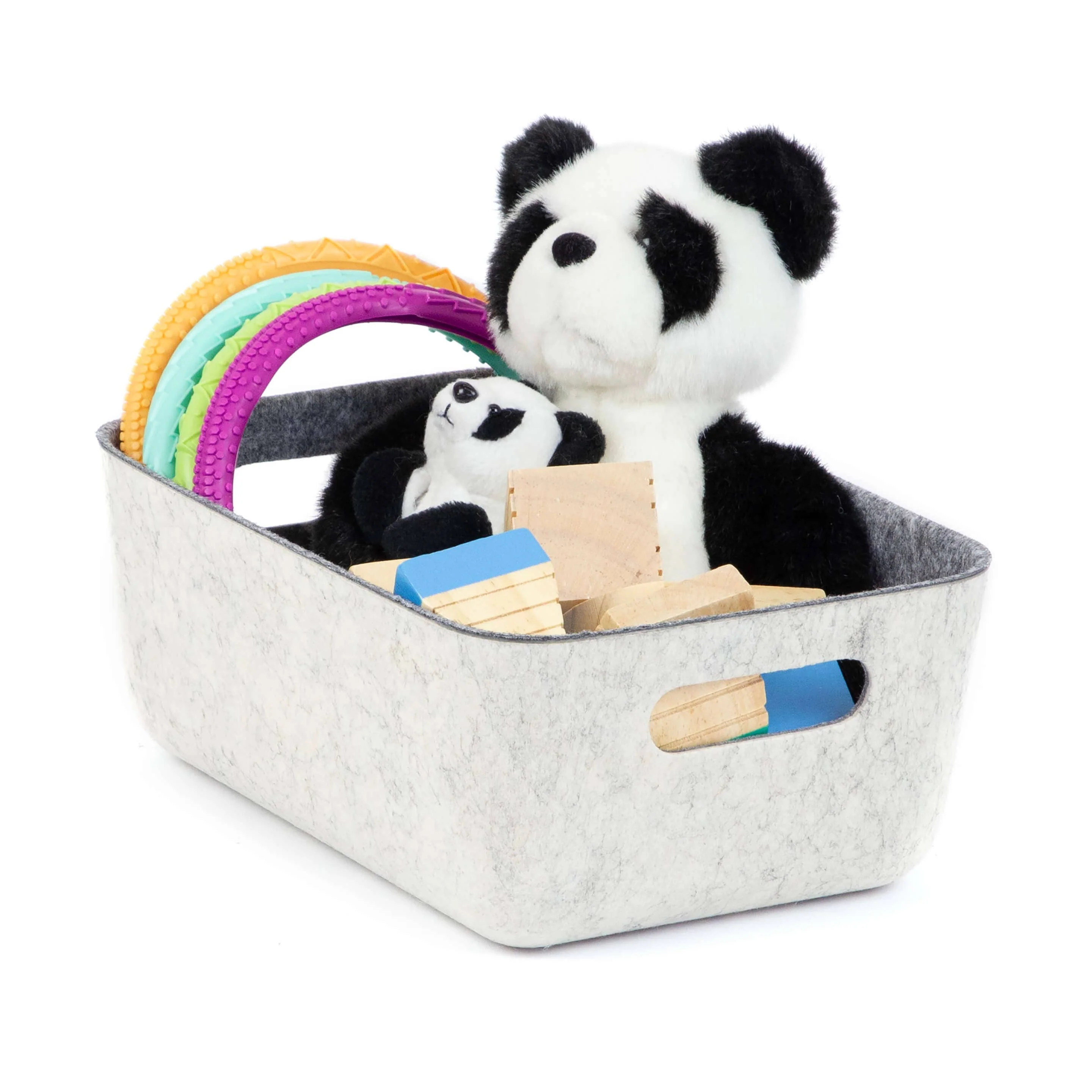 ReSTAK Recycled Felt Small Bin - Image 7