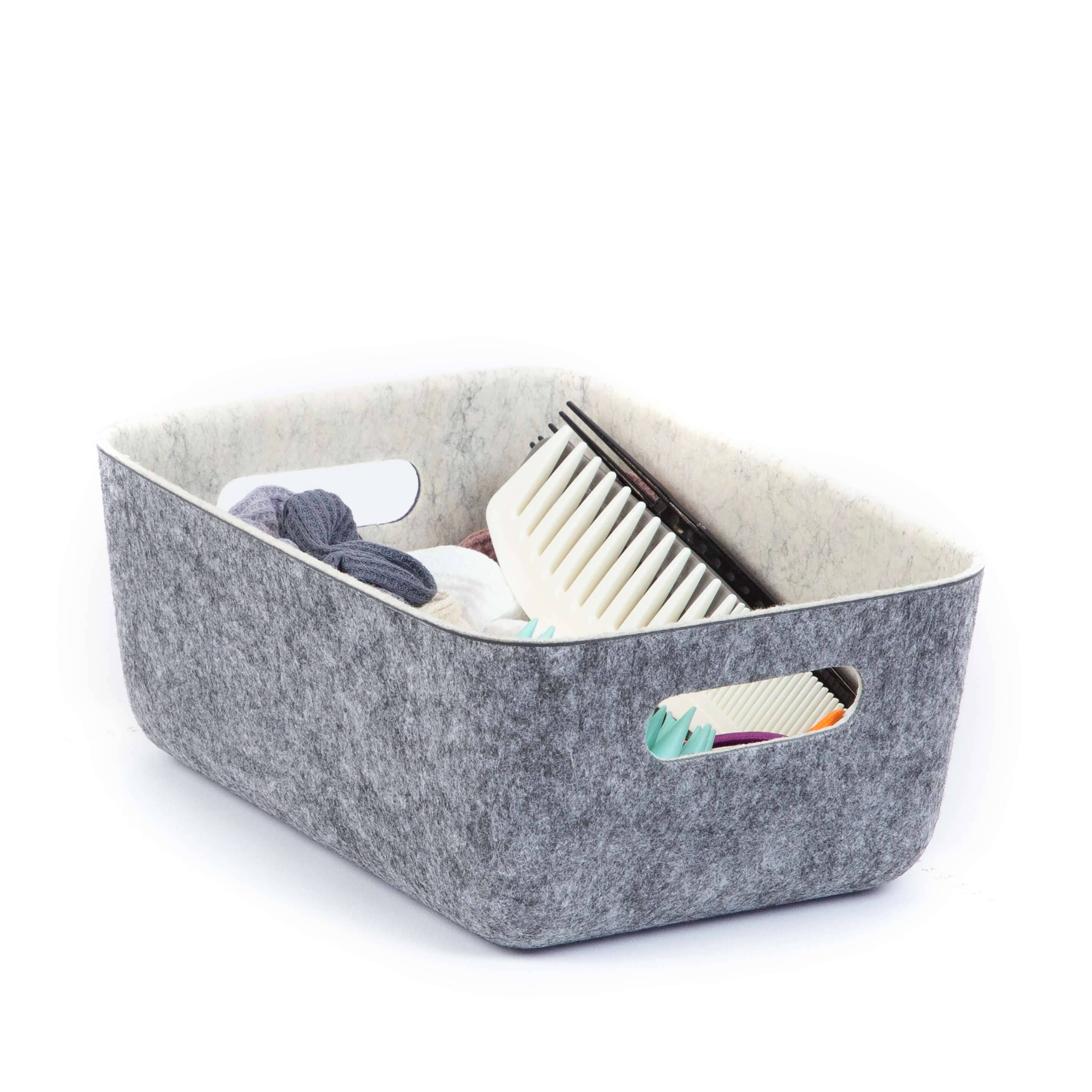 ReSTAK Recycled Felt Small Bin - Image 8