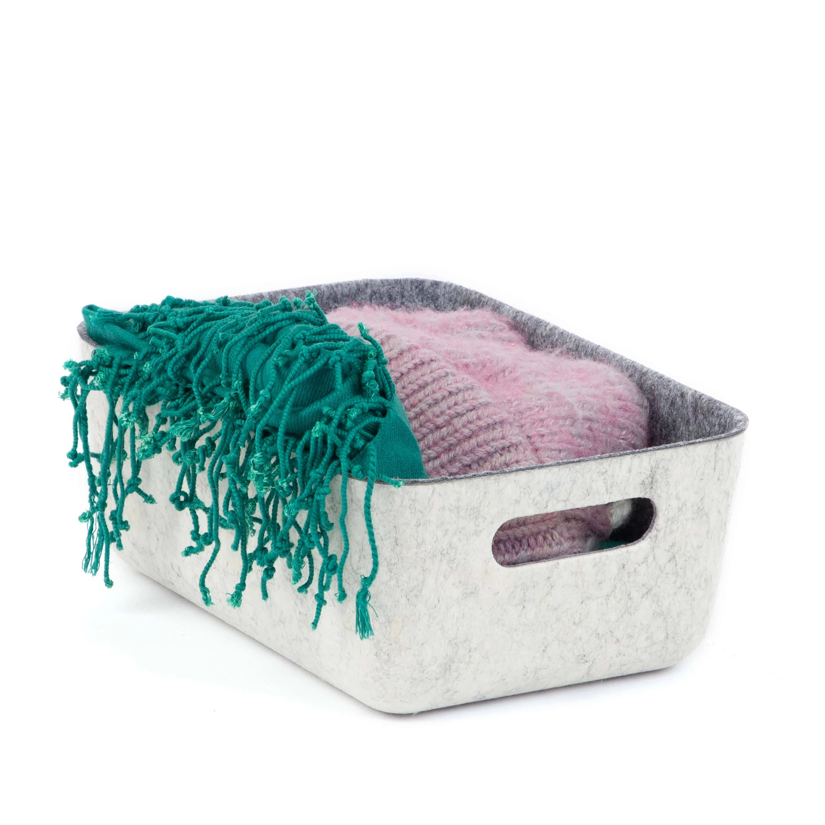 ReSTAK Recycled Felt Small Bin - Image 9