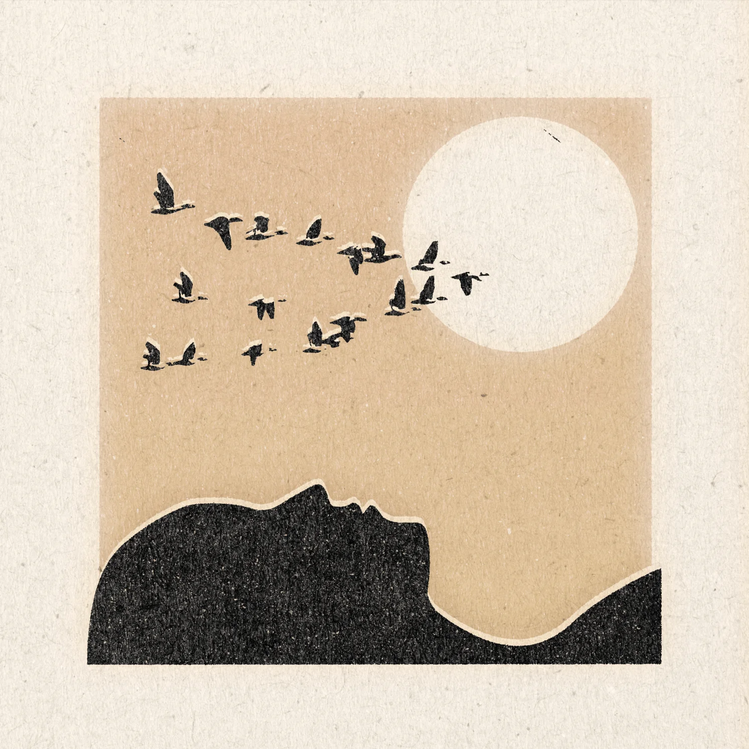 Resting Up Print