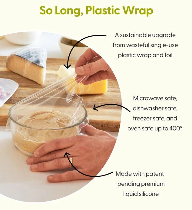 Reusable Silicone Stretch Wrap - Set of 3 - Image 9