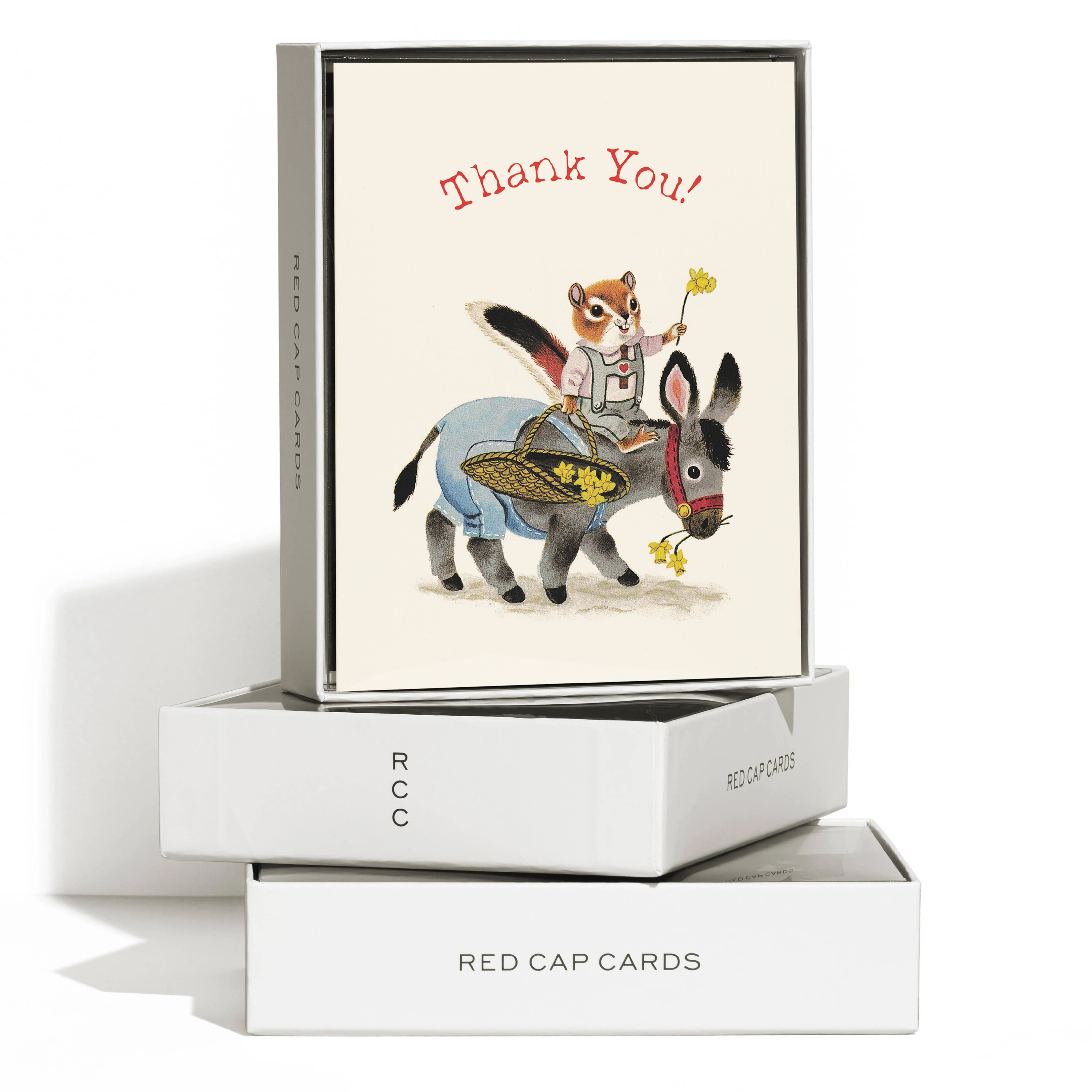 Chipmunk & Donkey Thank You Card - Image 2