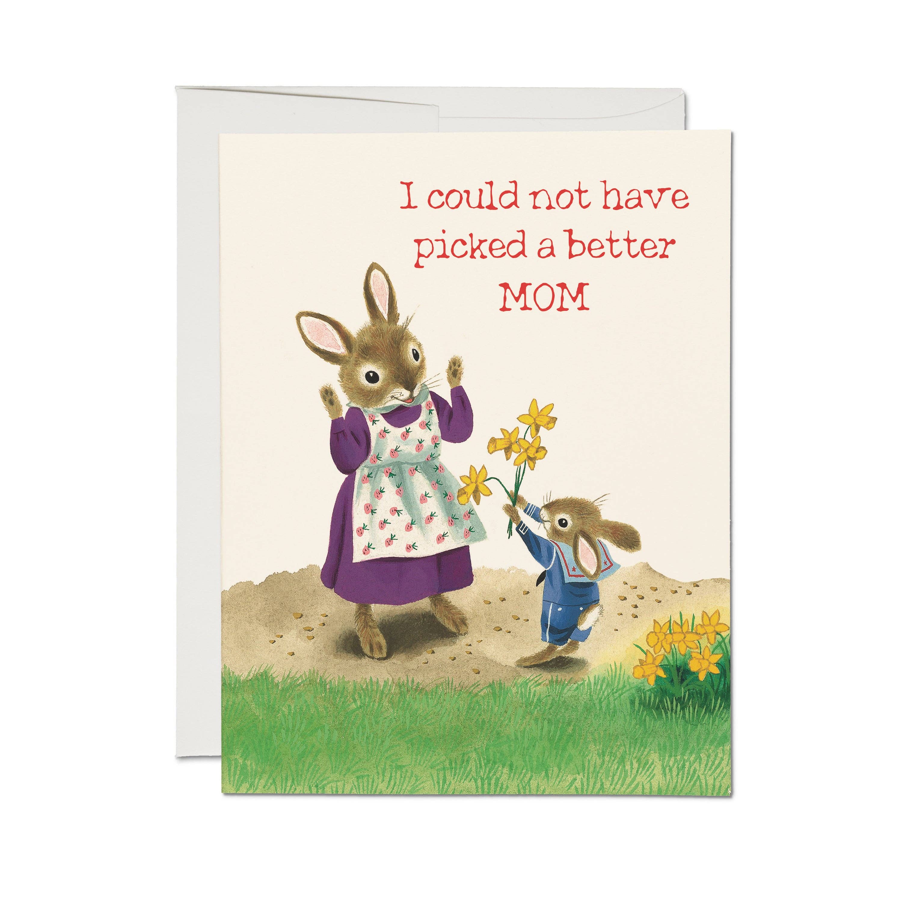 Daffodil Flower Mother's Day Card