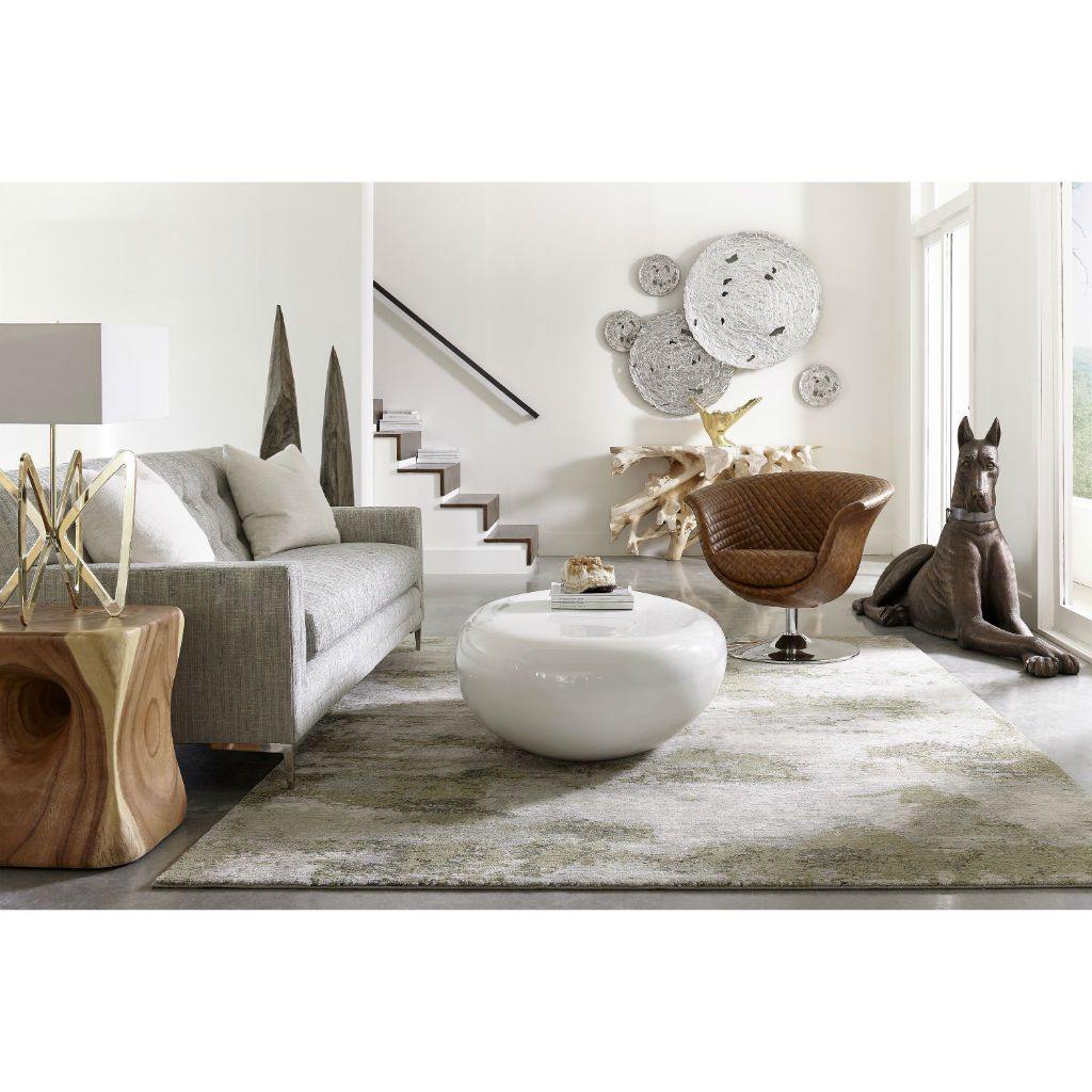 River Stone Cocktail Table, Gel Coat White - Image 4