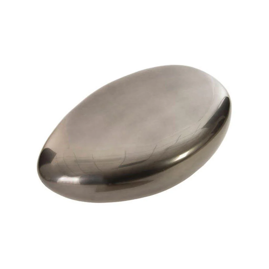 River Stone Cocktail Table, Liquid Silver - Image 2