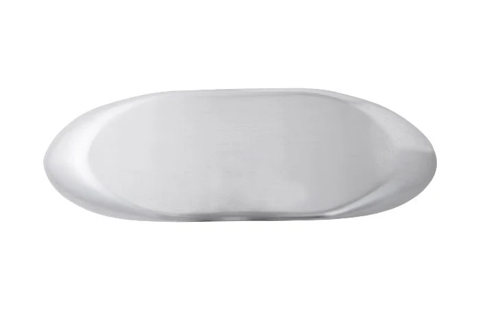 River Stone Console Table, Silver Leaf - Image 2
