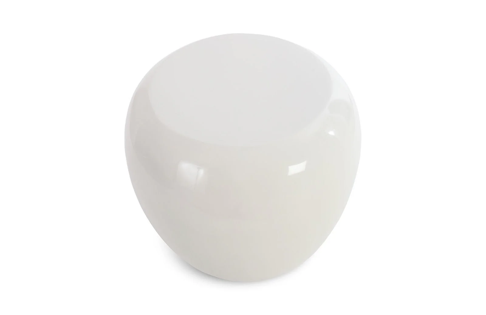 River Stone Side Table, Gel Coat White - Image 2