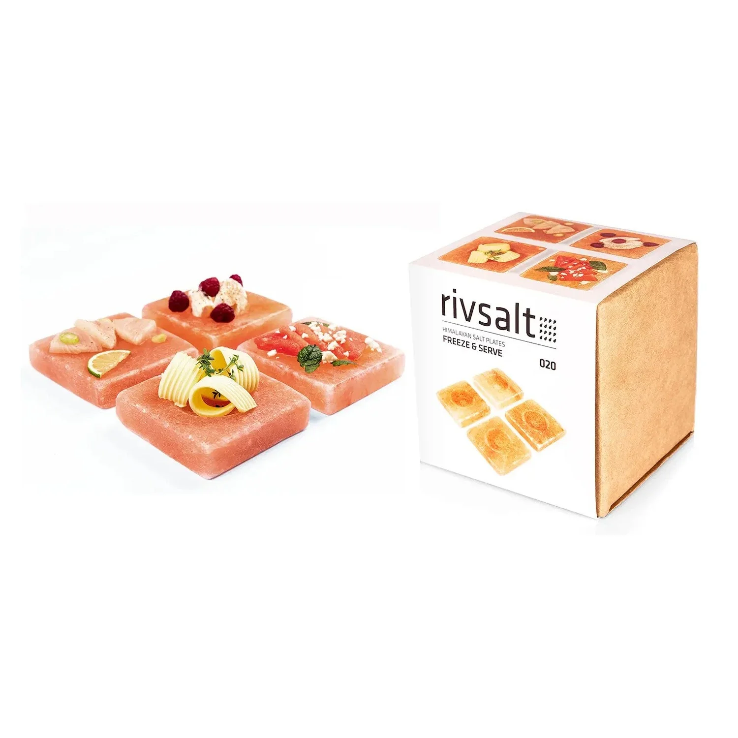 Rivsalt Freeze & Serve Salt Plates