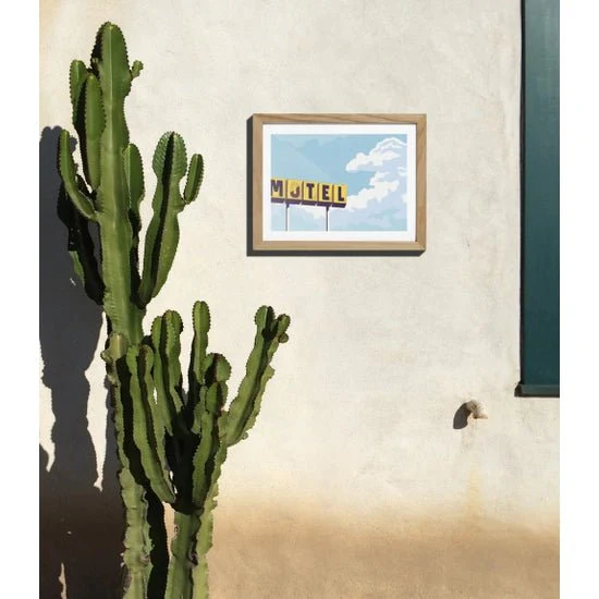 Modern Paint by Numbers Kit: Roadside Vignette - Image 2