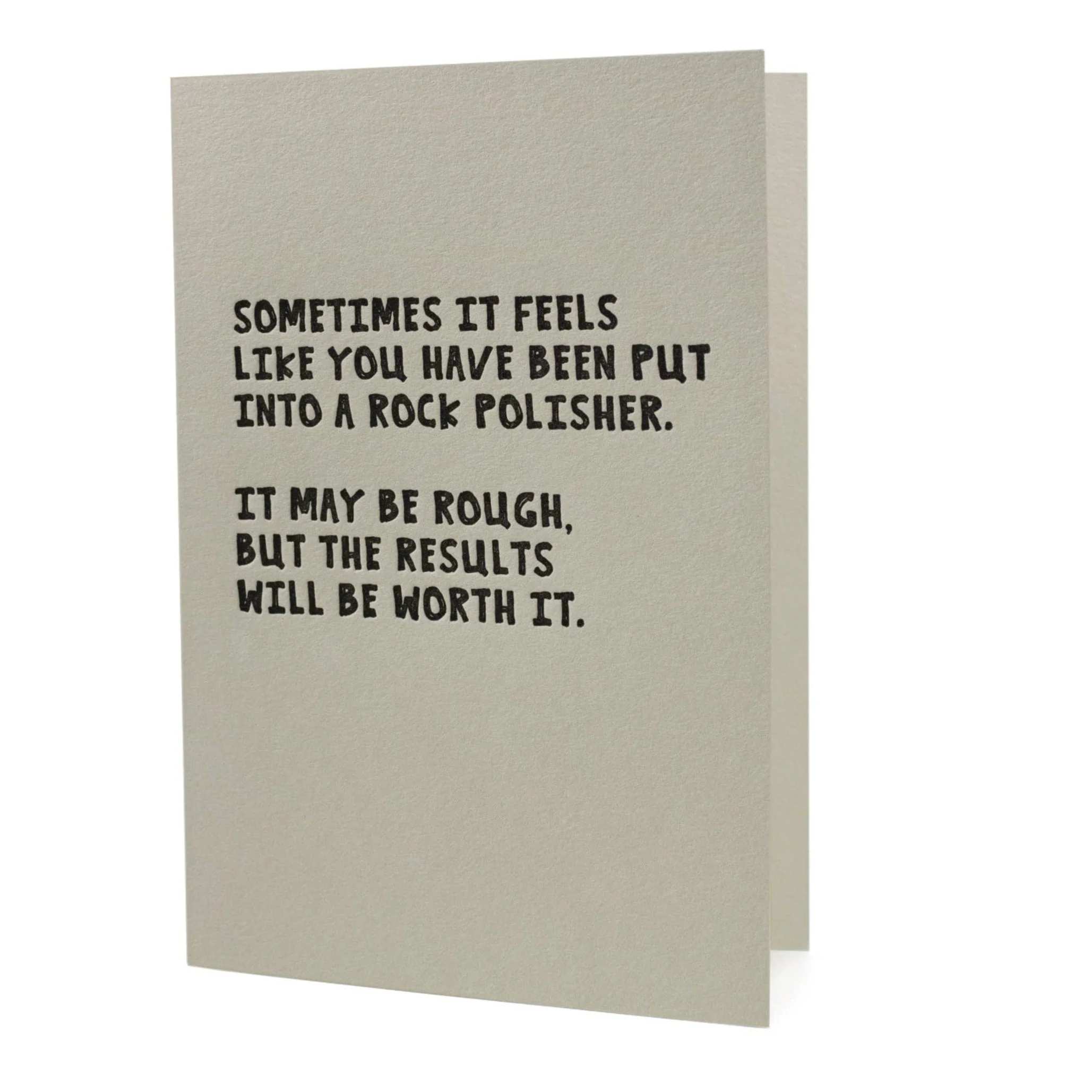 Rock Polisher Card