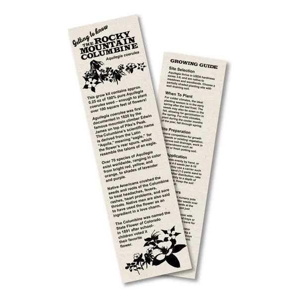 Flower Seed Grow Kit: Rocky Mountain Columbine - Image 2