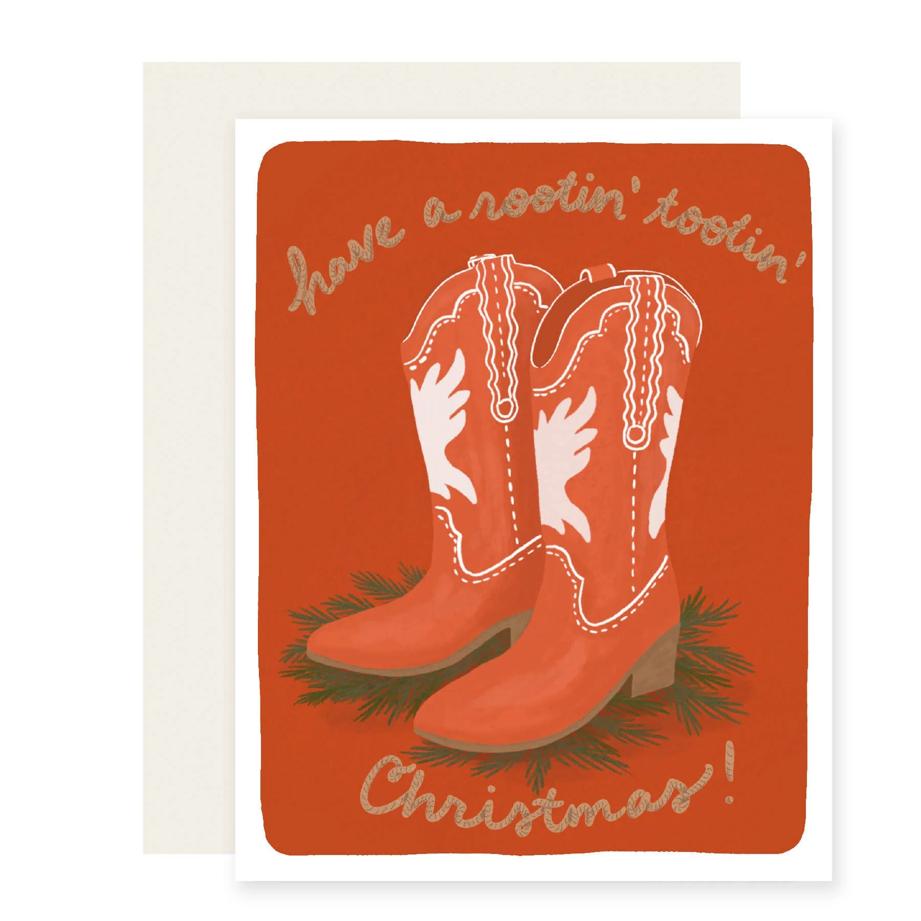 Rootin' Tootin' Christmas Card