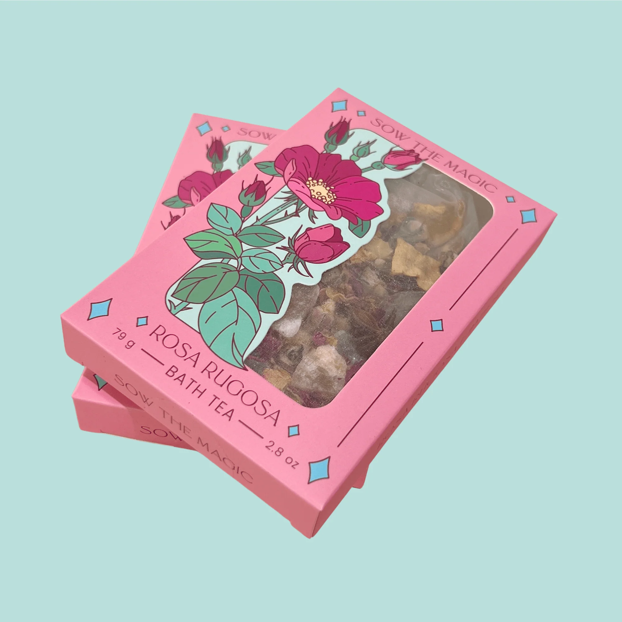 Rosa Rugosa Tarot Botanical Bath Tea - Image 3