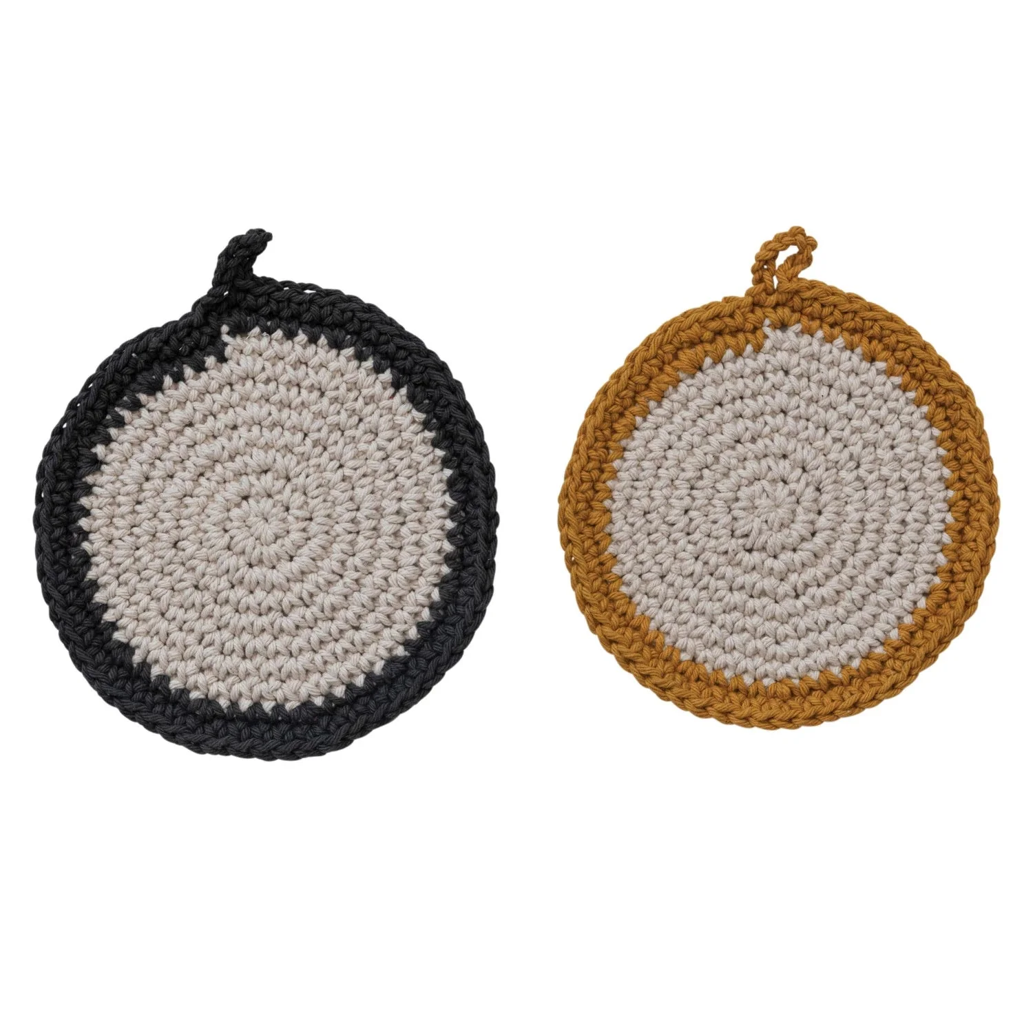 Round Crocheted Potholder