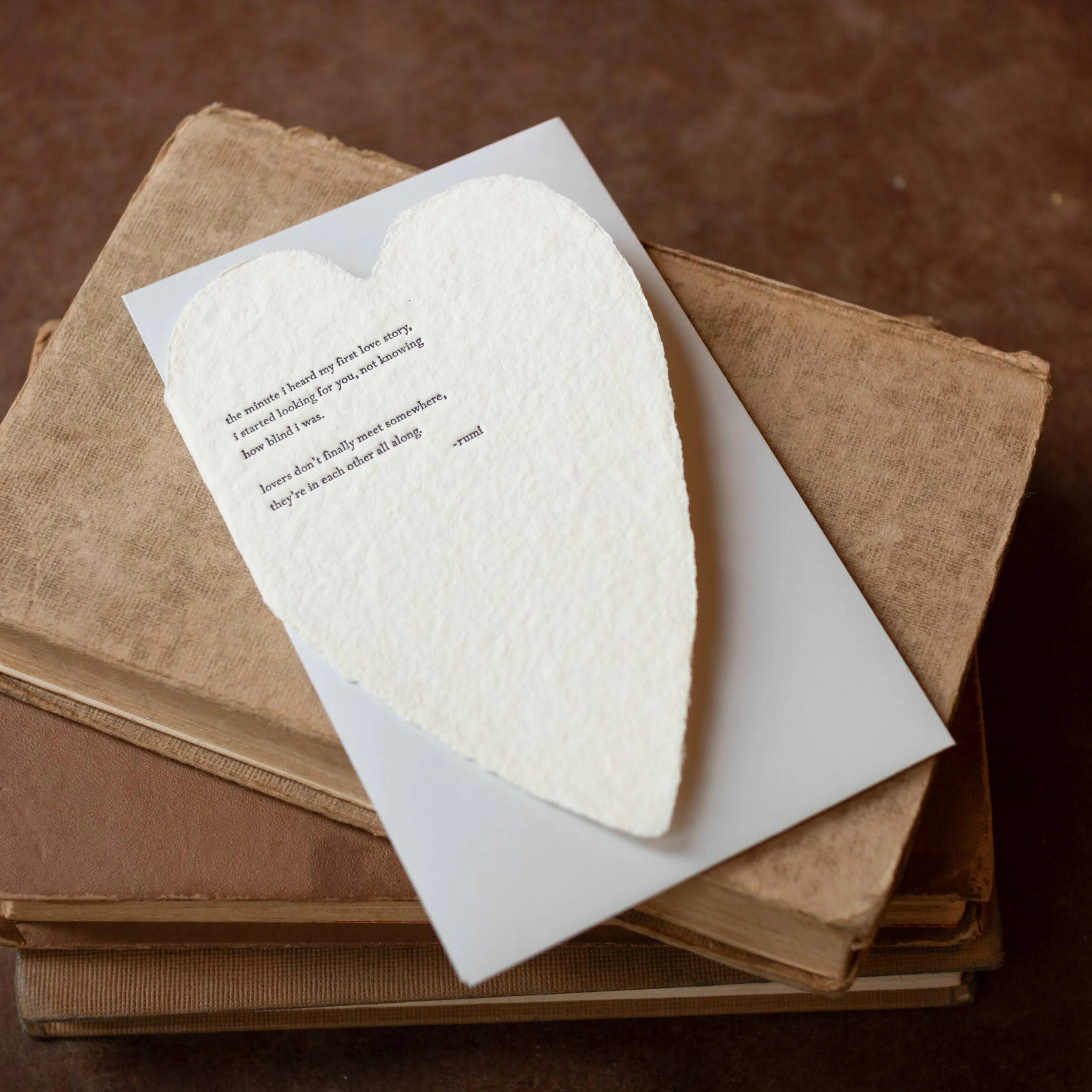 Rumi Quote Heart & Love Card - Image 2