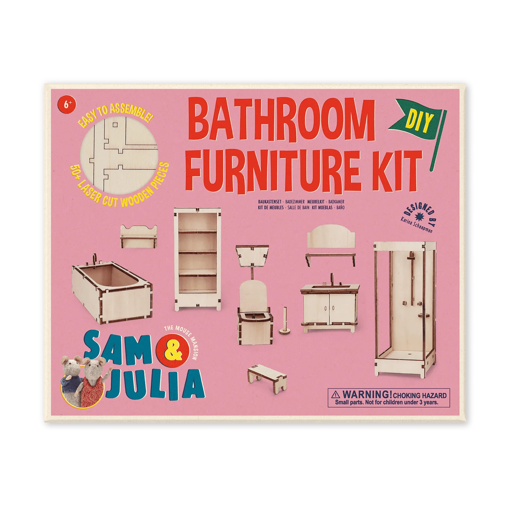 Mouse Mansion Furniture Kit: Bathroom
