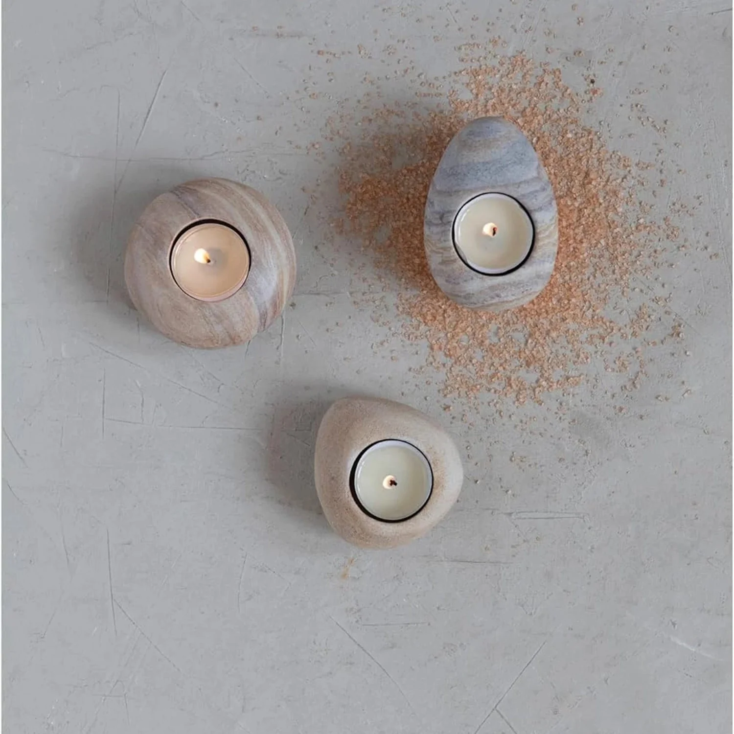 Sandstone Tealight Holders - Image 5