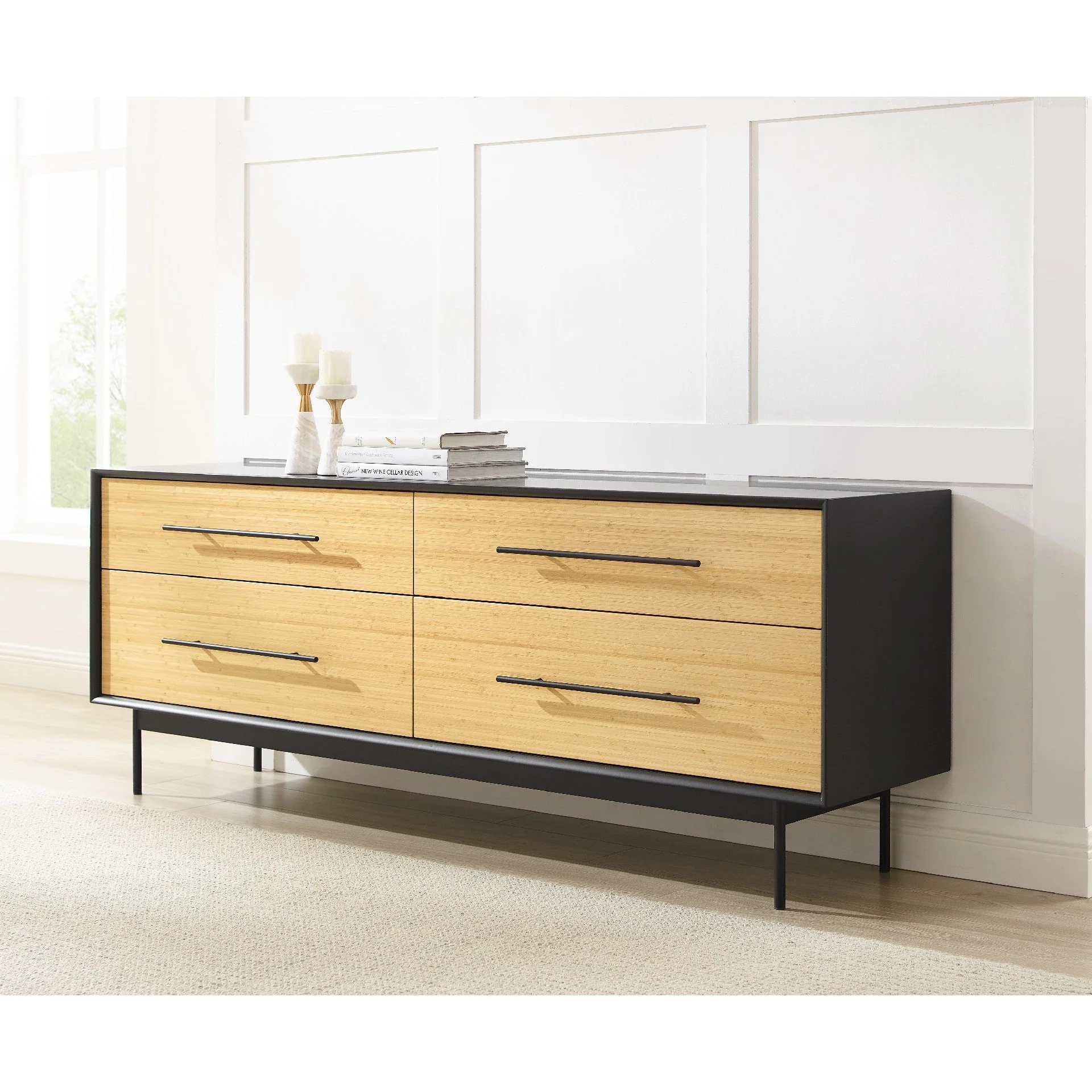 Santa Cruz 4 Drawer Dresser - Image 4