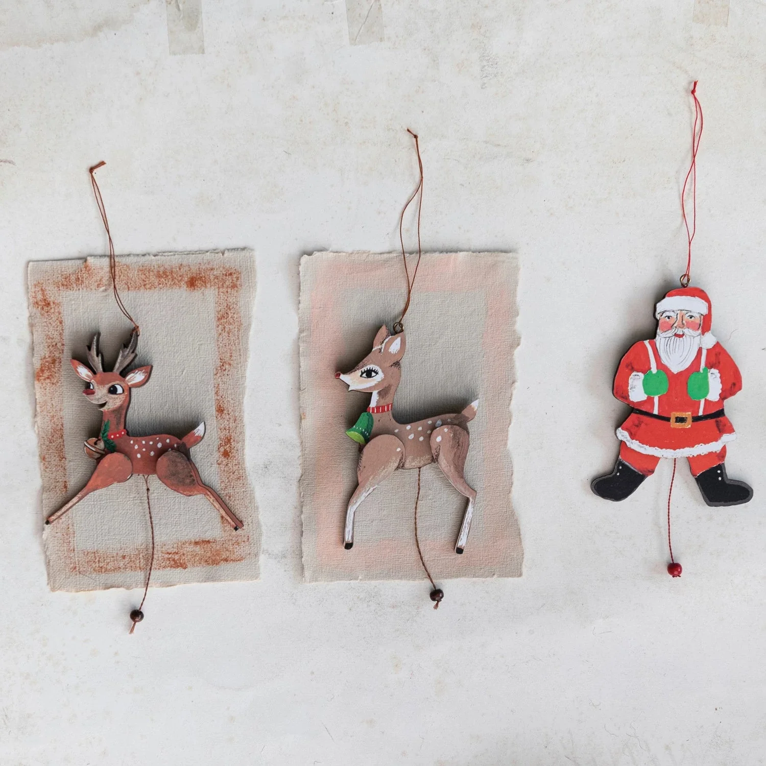 Santa Pull Ornament - Image 3