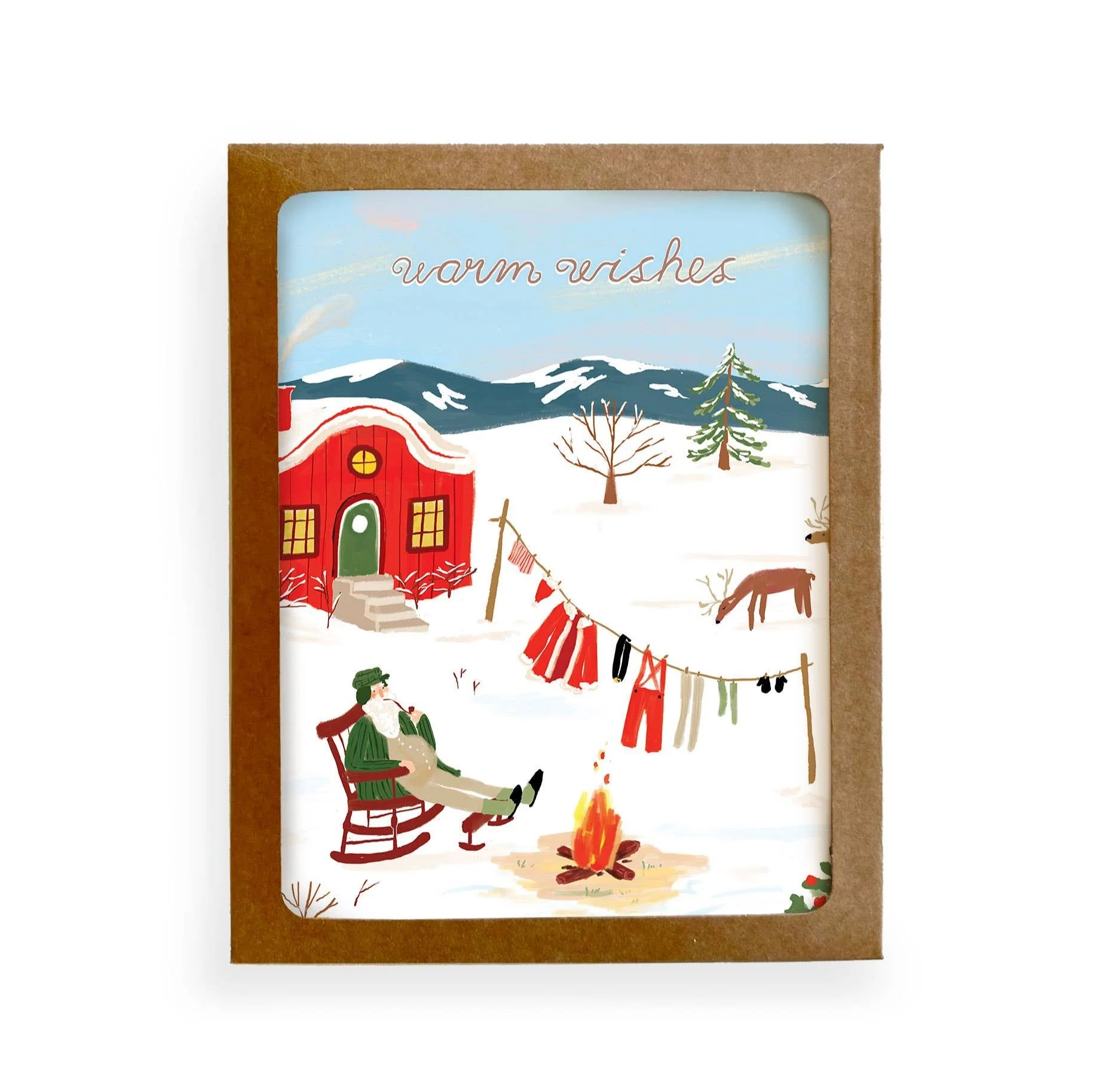Santa's Hideout Cards, Set/8