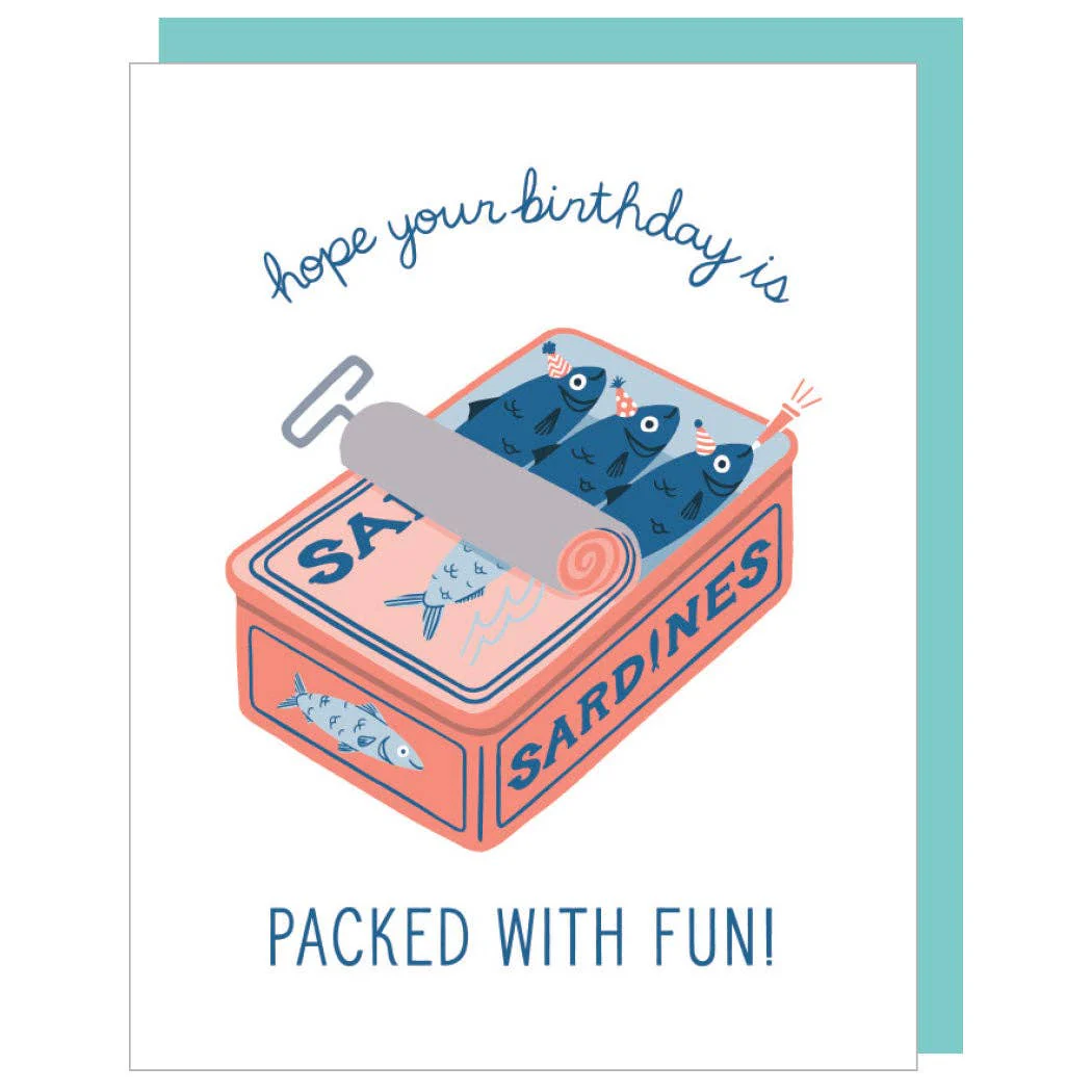 Sardines Birthday Card - Image 2