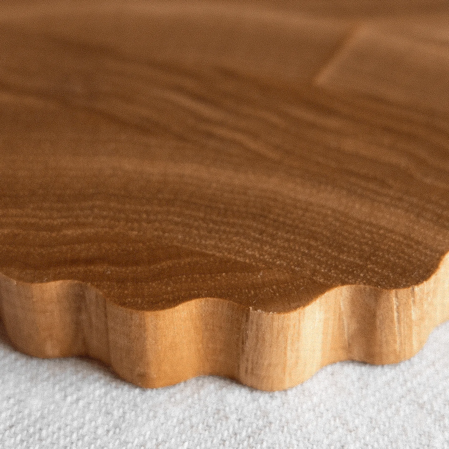 Scalloped Hardwood Coasters - Image 4