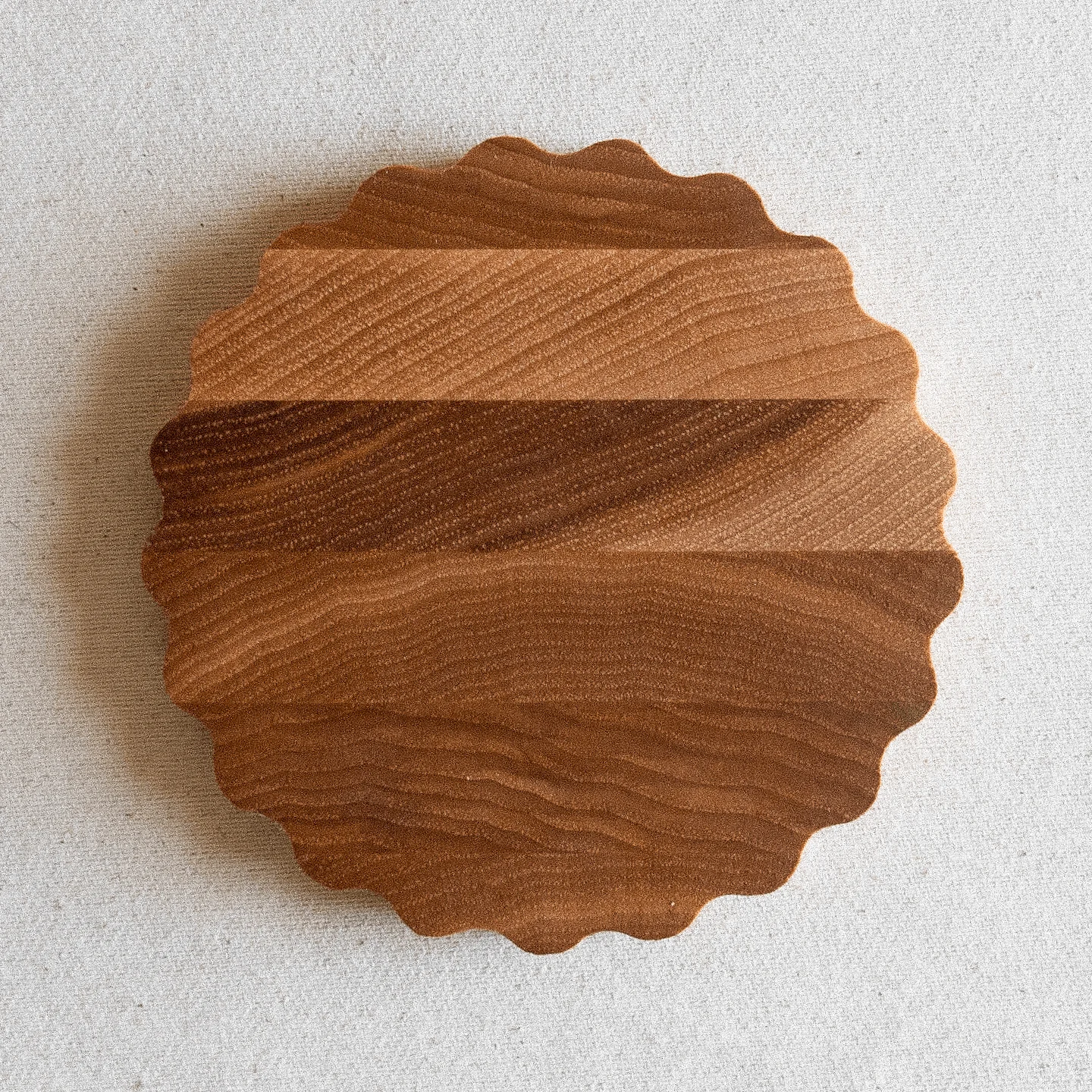 Scalloped Hardwood Coasters - Image 5