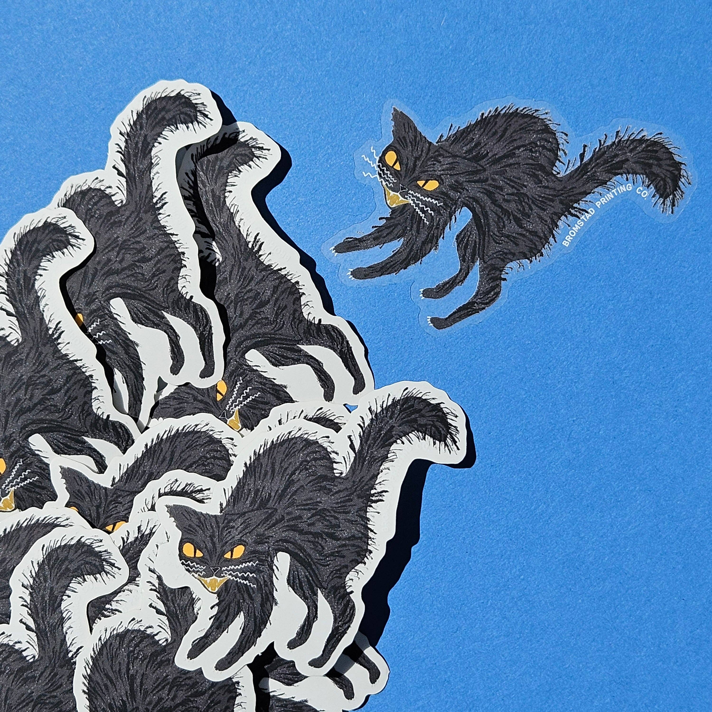 Scaredy Cat Sticker - Image 2
