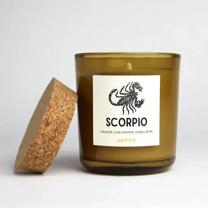 Scorpio Zodiac Candle - Image 2