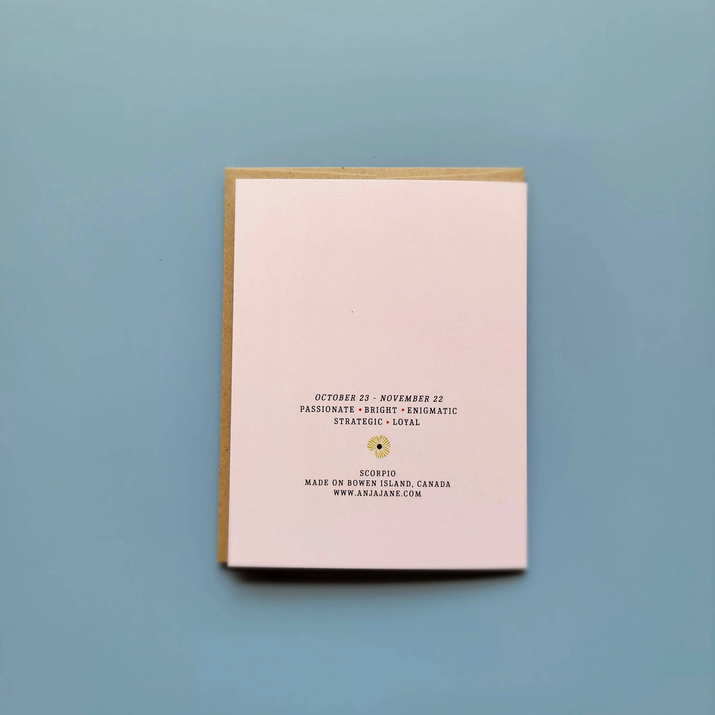 Scorpio Zodiac Greeting Card - Image 3