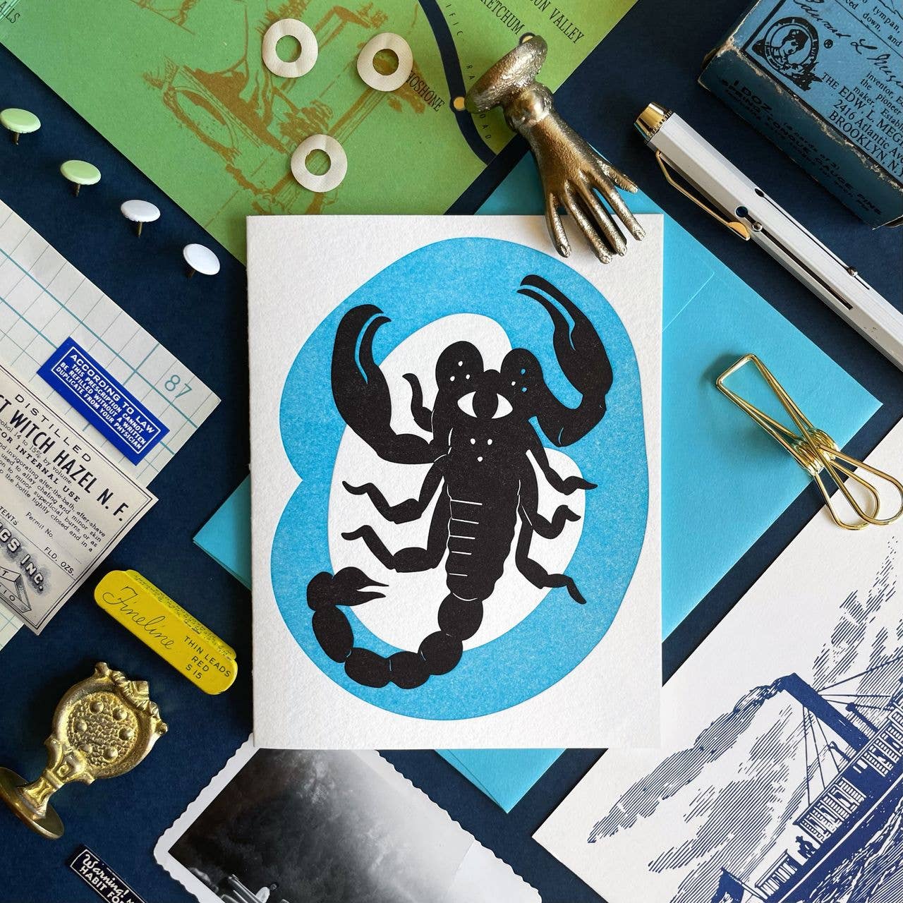 Zodiac Scorpio Birthday Card - Image 3