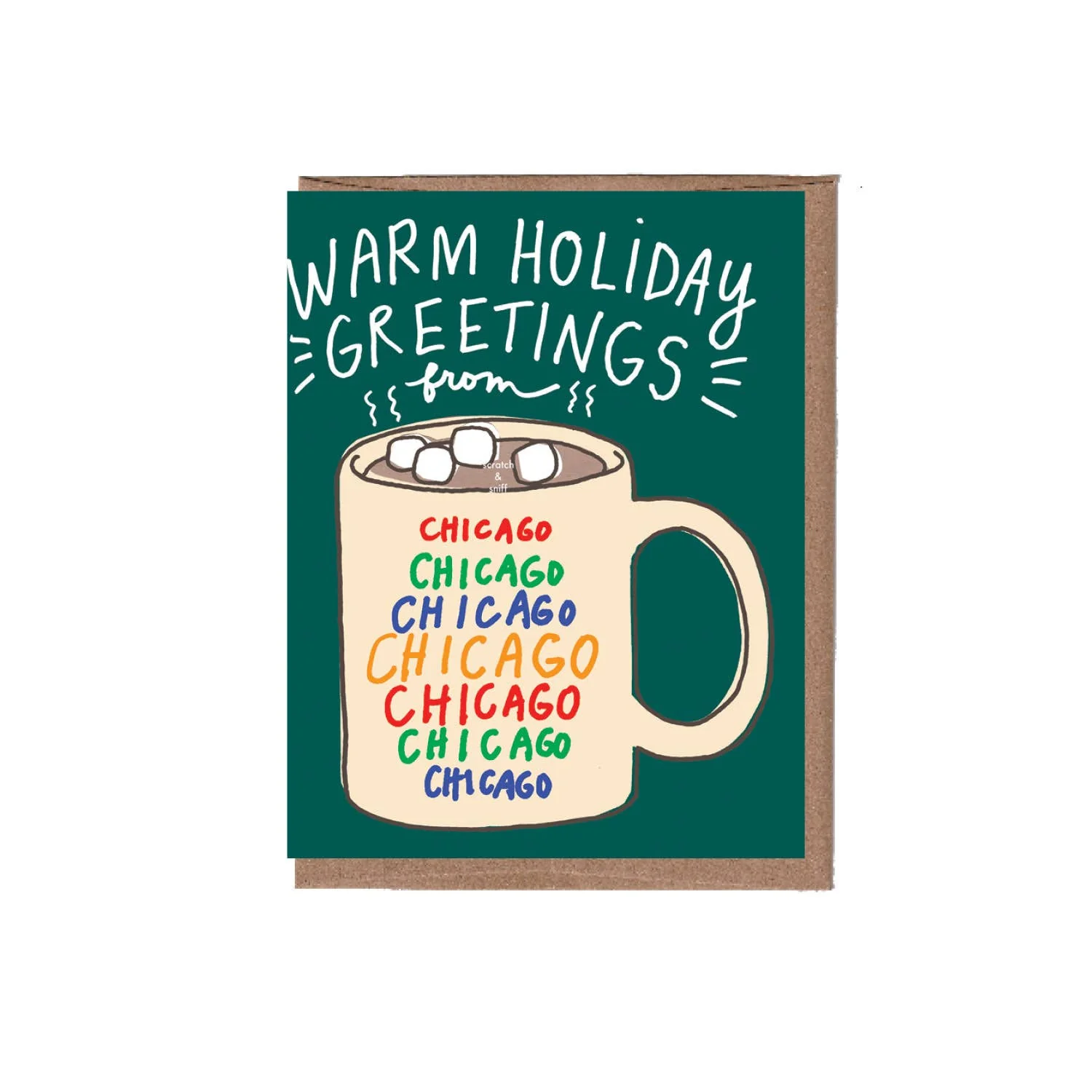 Seattle Scratch & Sniff Holiday Card - Image 3