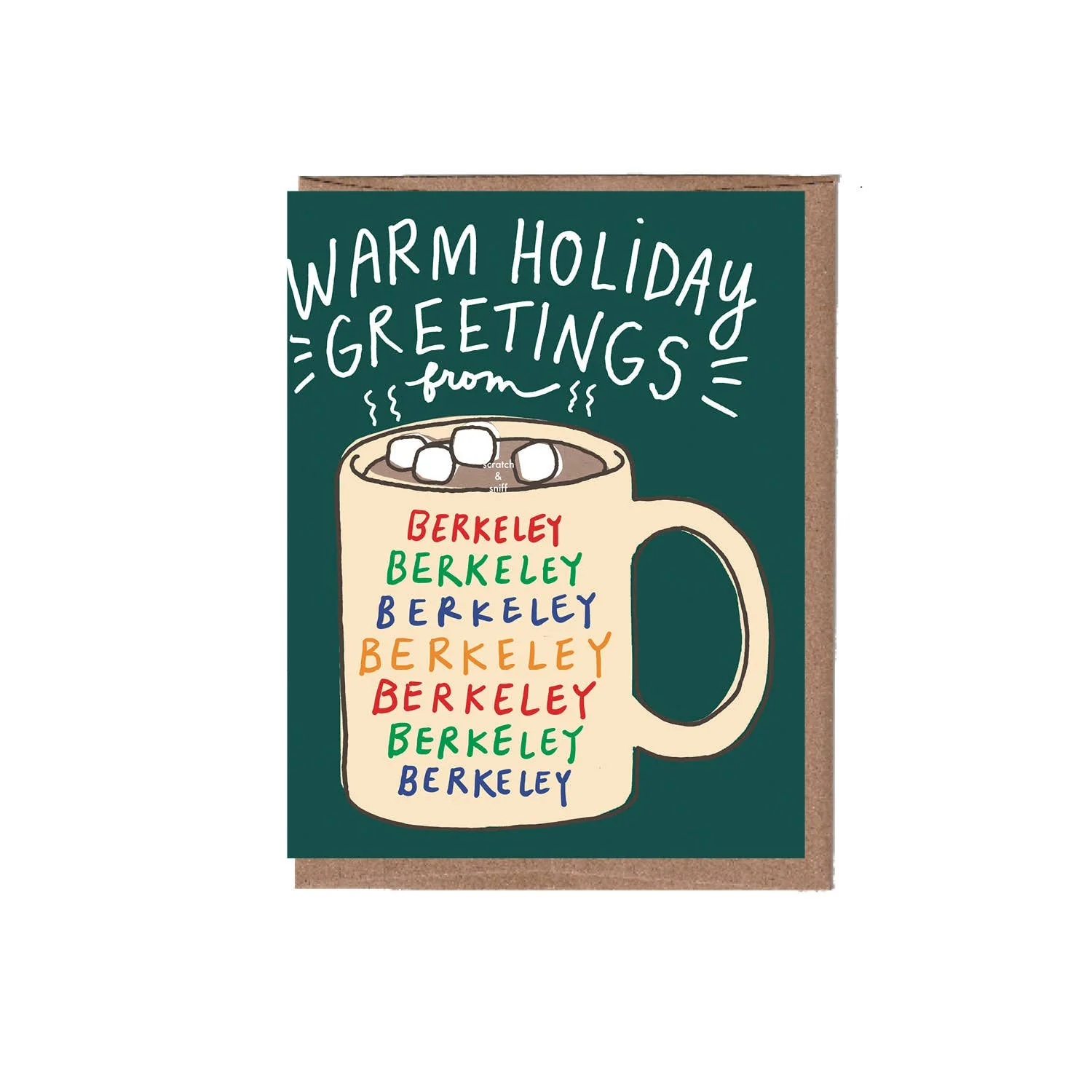 Seattle Scratch & Sniff Holiday Card - Image 4