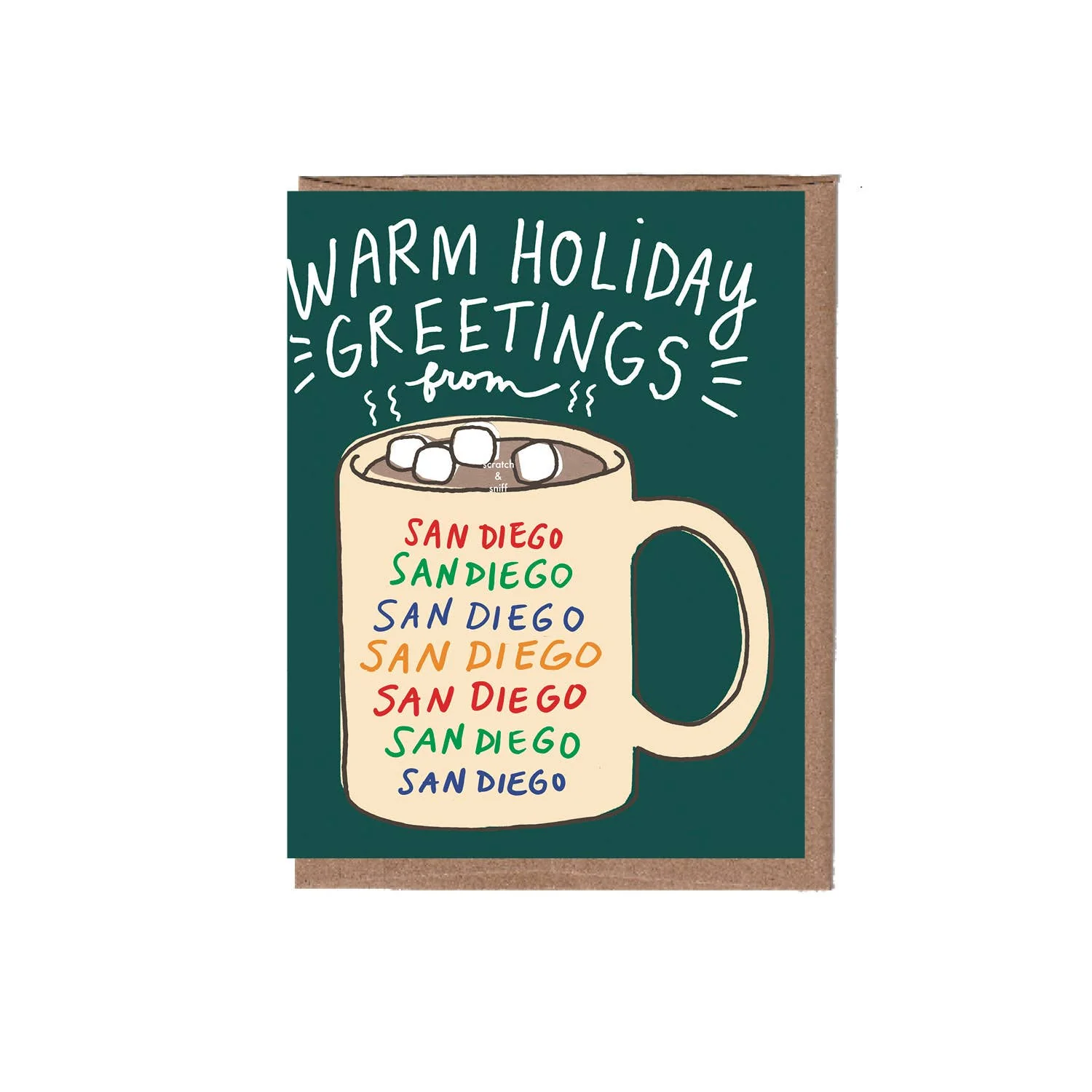 Seattle Scratch & Sniff Holiday Card - Image 5