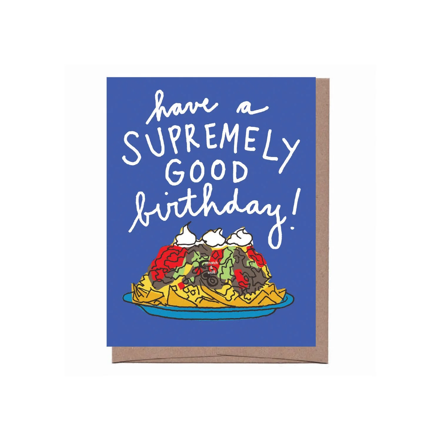 Nachos Birthday Card