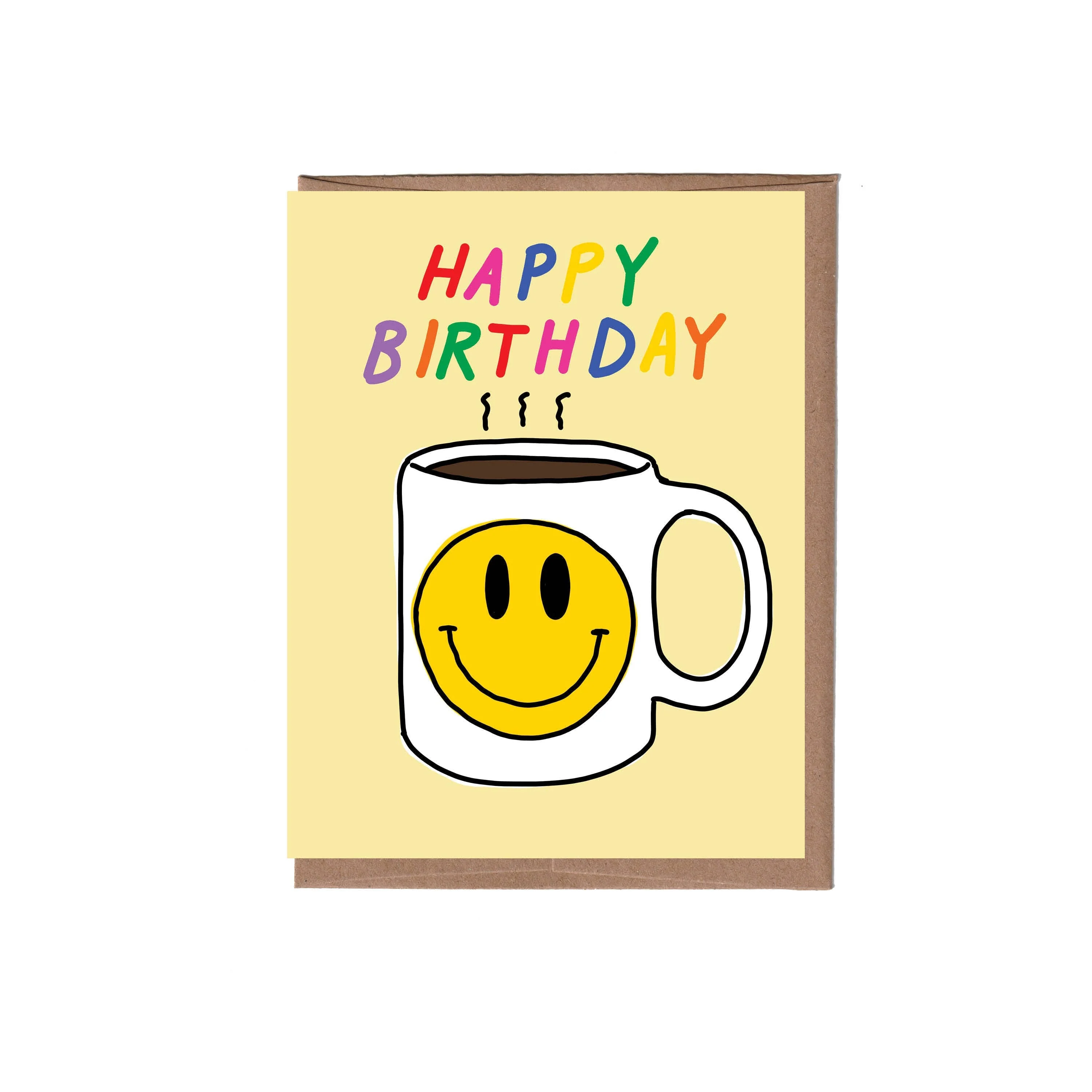 Smiley Mug Birthday Card