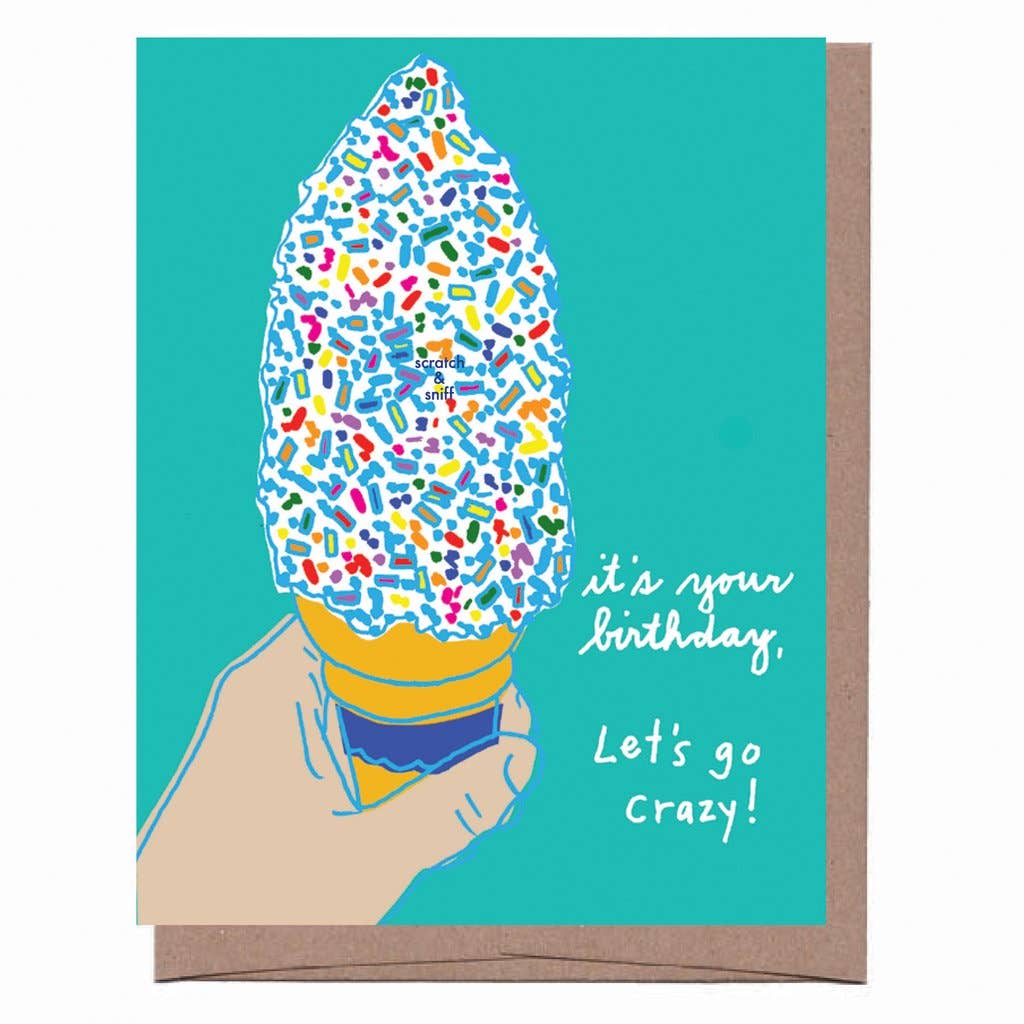 Sprinkle Cone Birthday Card - Image 2